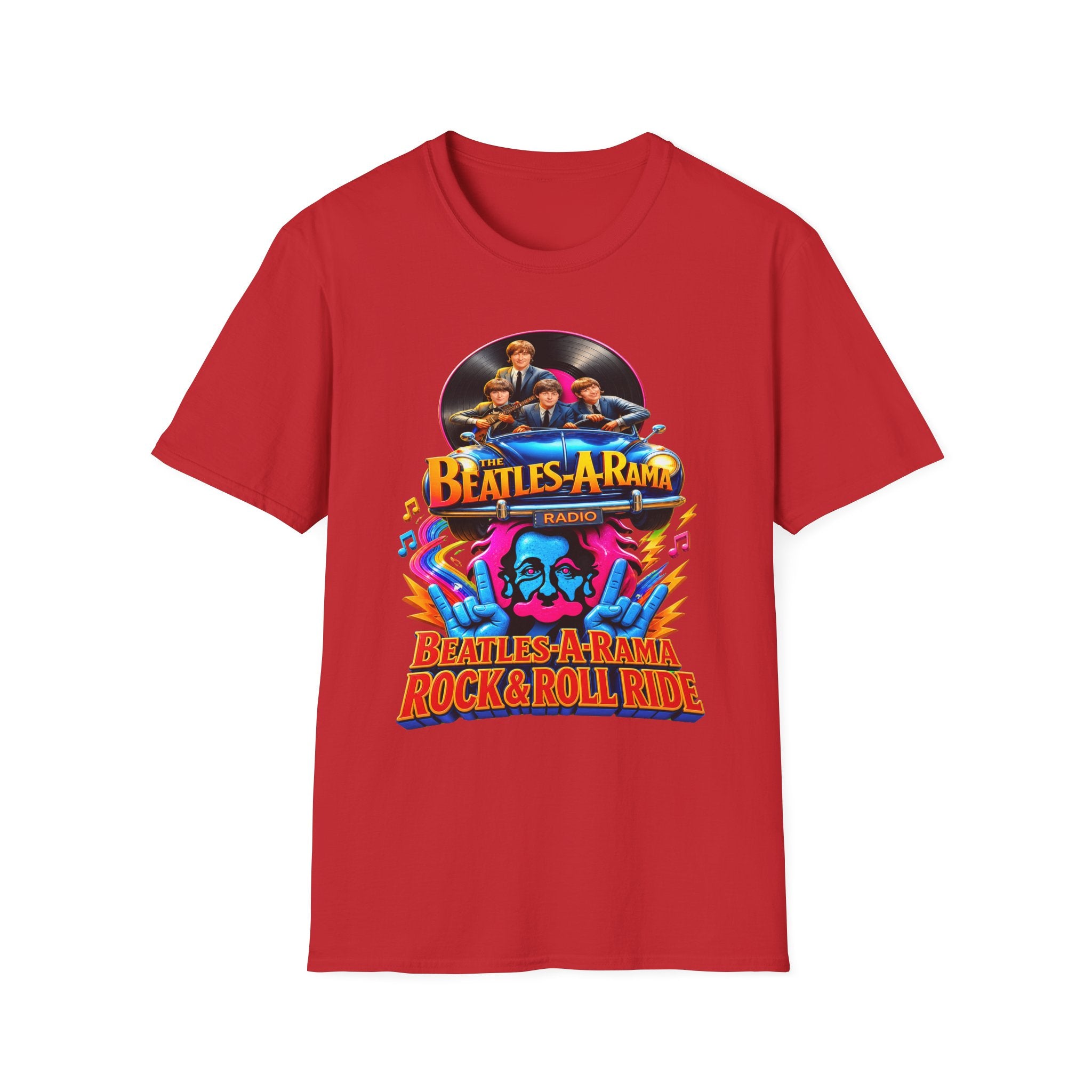 Beatles-A-Rama Retro Rock & Roll Ride Tee