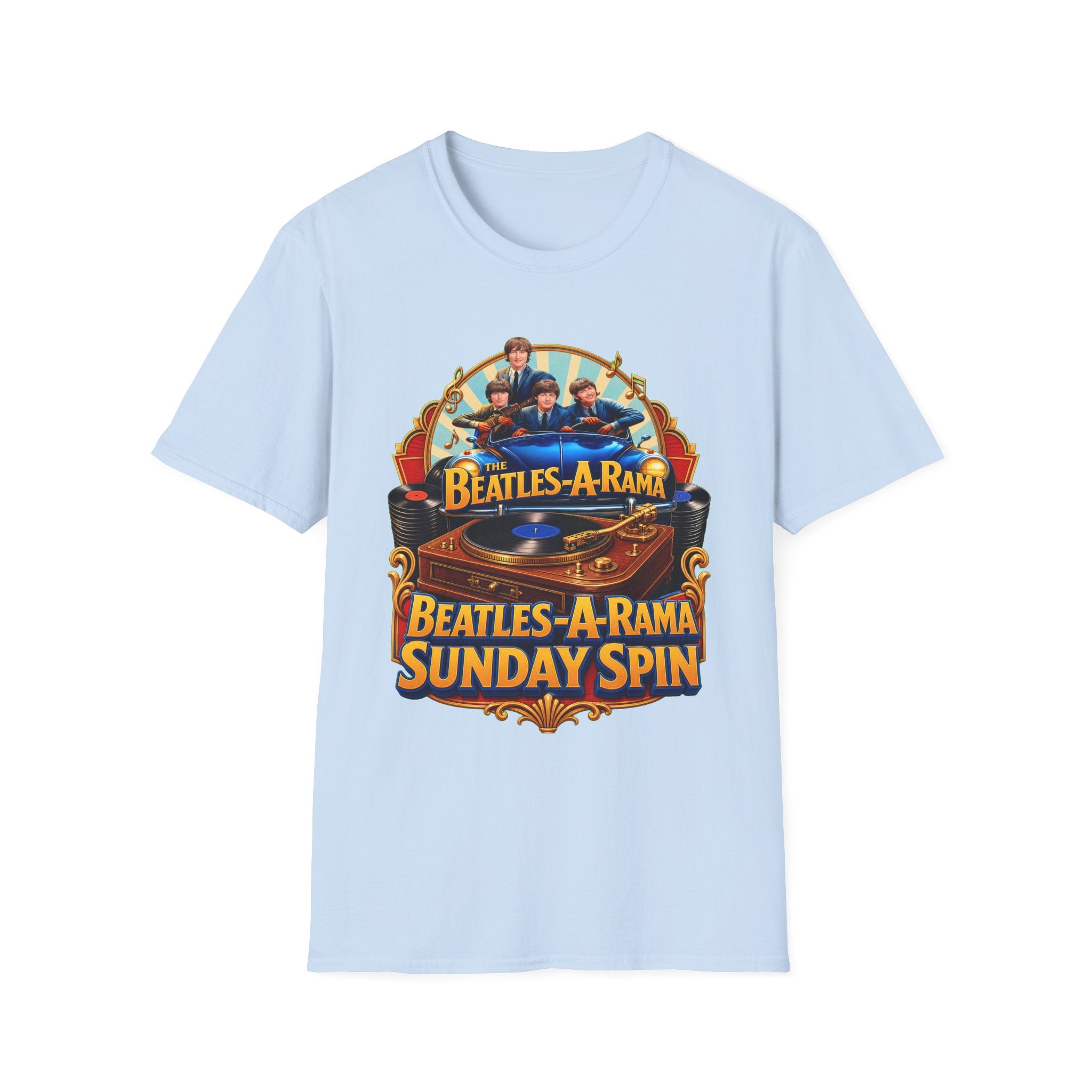 Beatles-A-Rama Sunday Spin Vintage Band T-Shirt