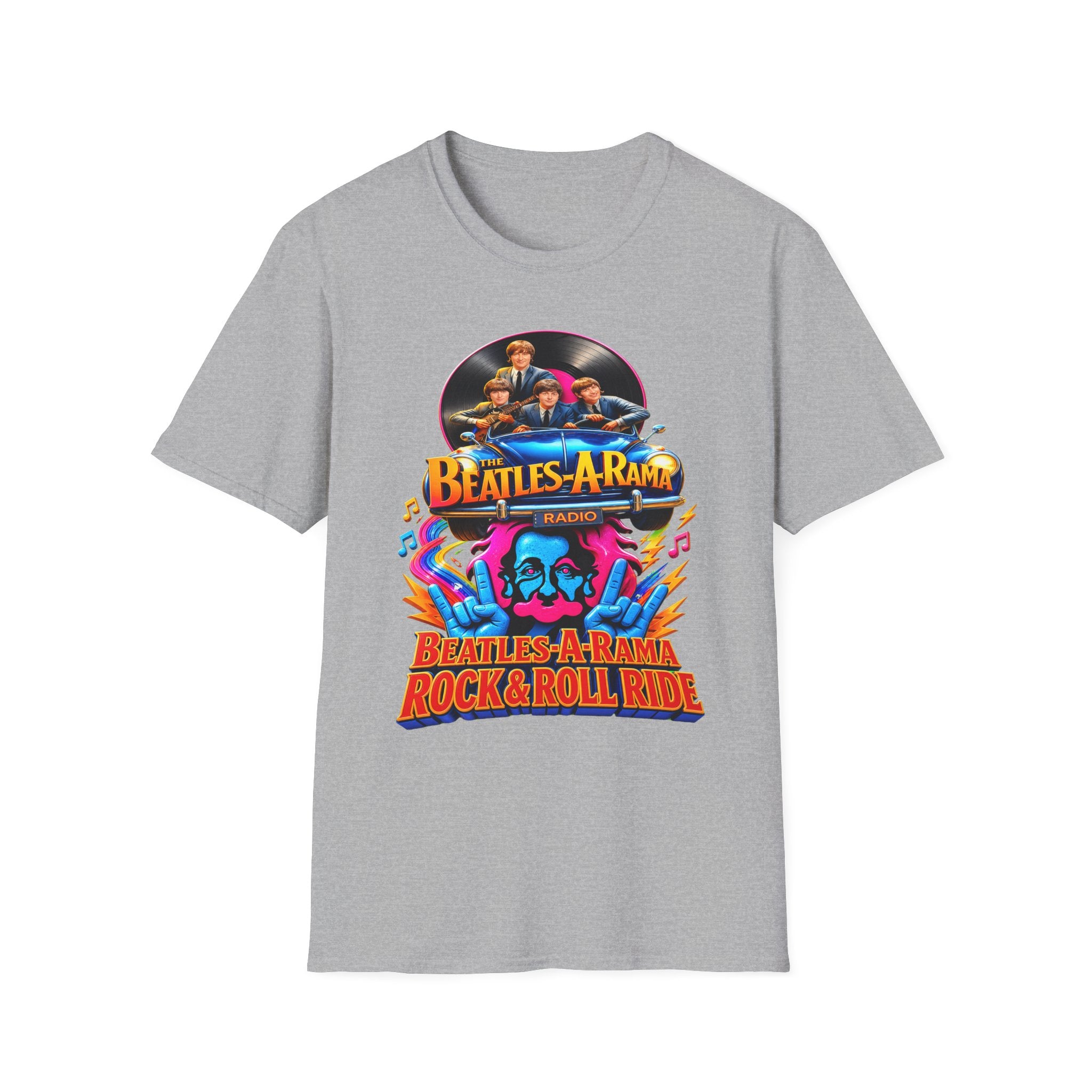Beatles-A-Rama Retro Rock & Roll Ride Tee