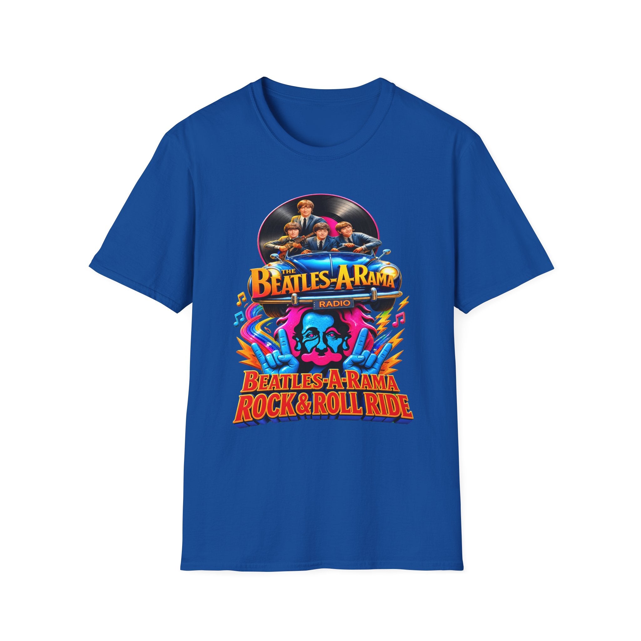Beatles-A-Rama Retro Rock & Roll Ride Tee