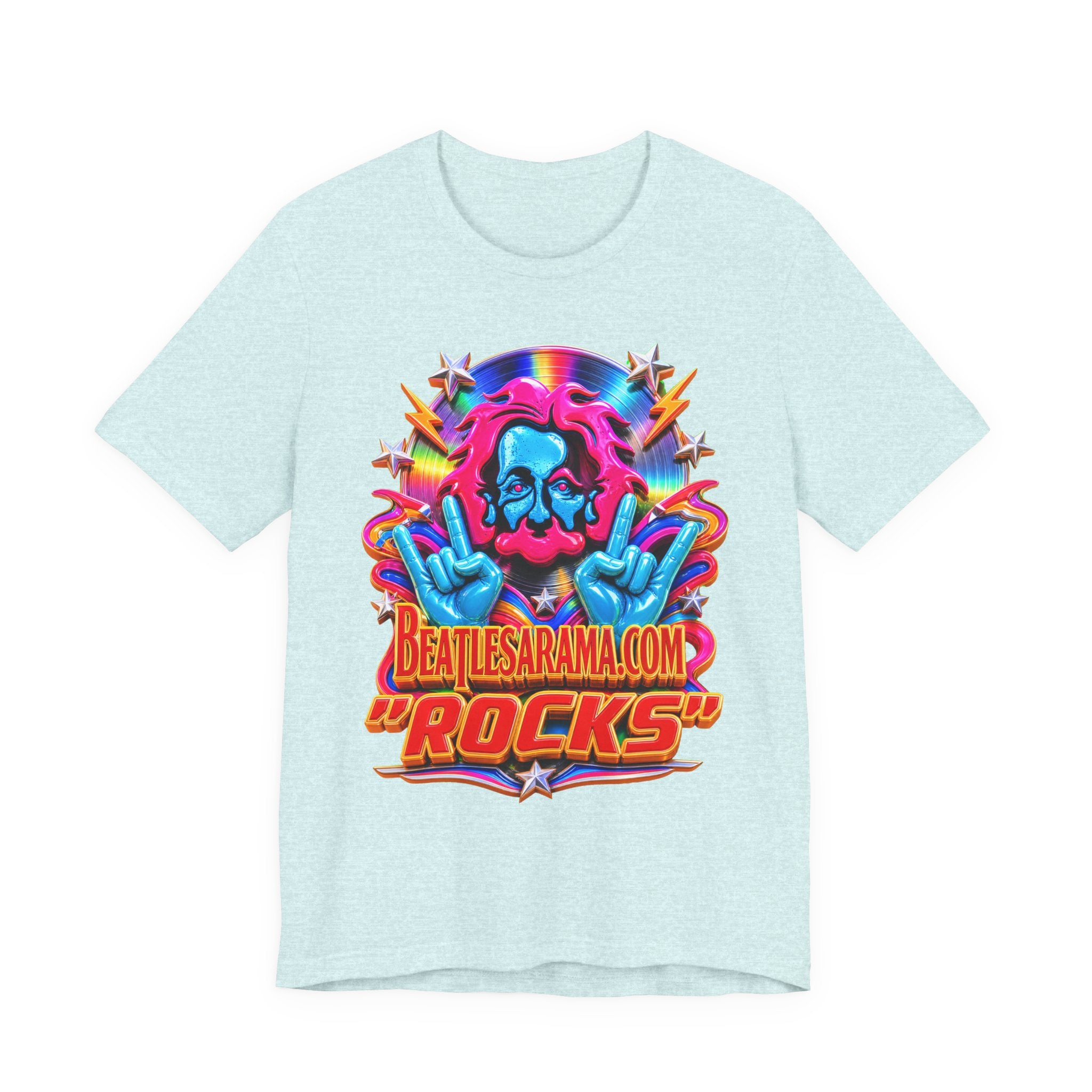 Beatlesarama.com "Rocks" T-Shirt — Retro Psychedelic Band Tee
