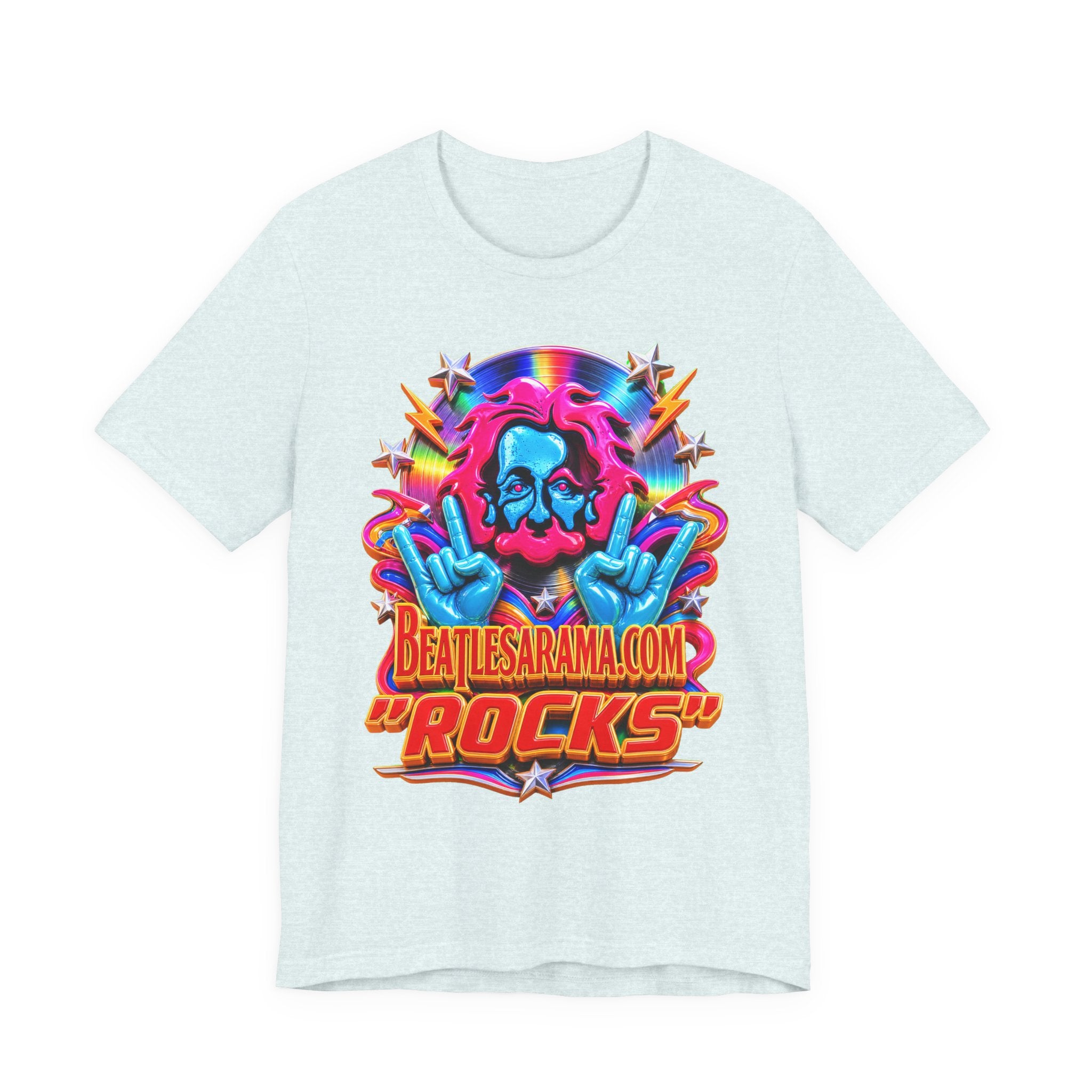 Beatlesarama.com "Rocks" T-Shirt — Retro Psychedelic Band Tee