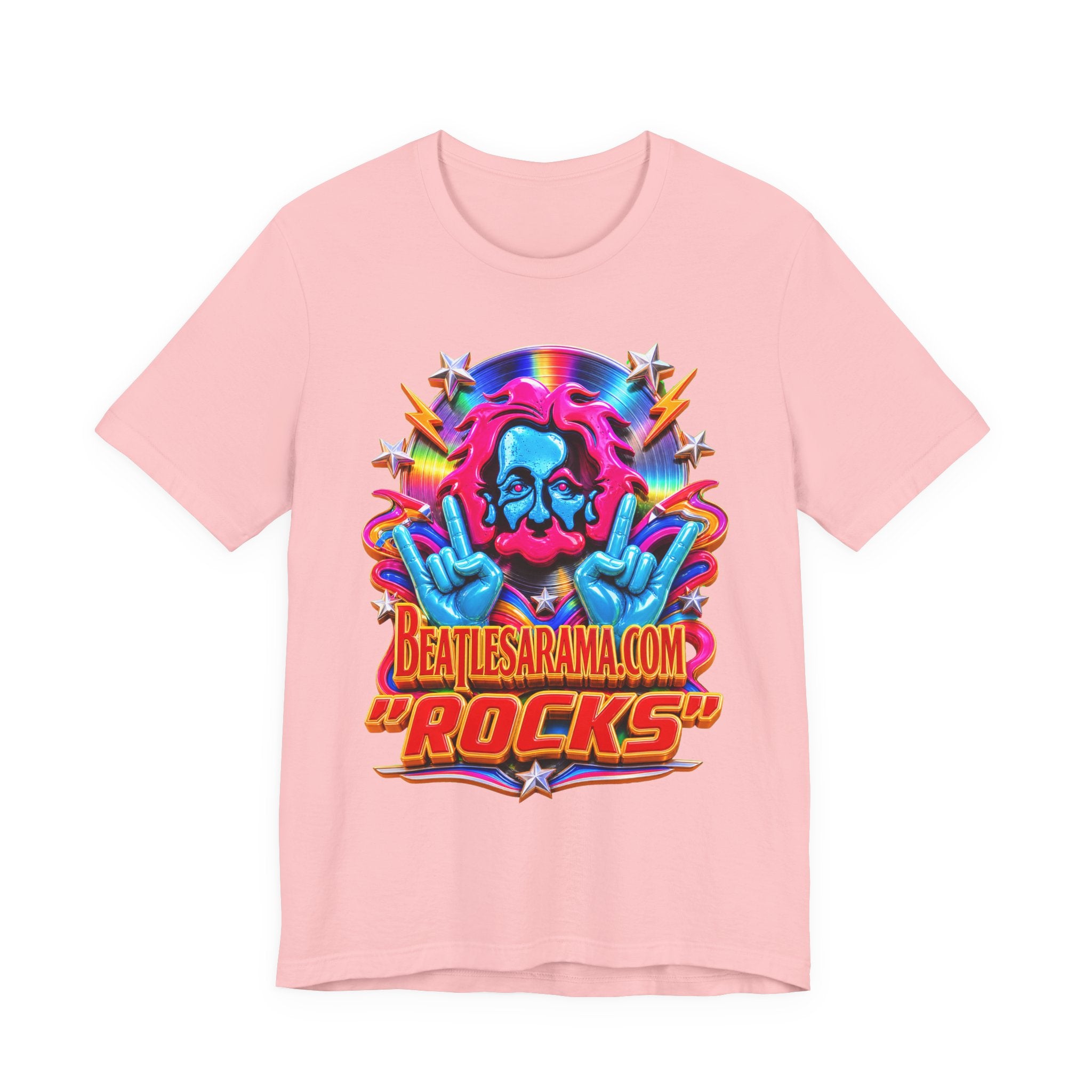 Beatlesarama.com "Rocks" T-Shirt — Retro Psychedelic Band Tee