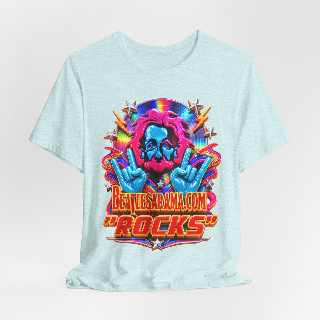 Beatlesarama.com "Rocks" T-Shirt — Retro Psychedelic Band Tee