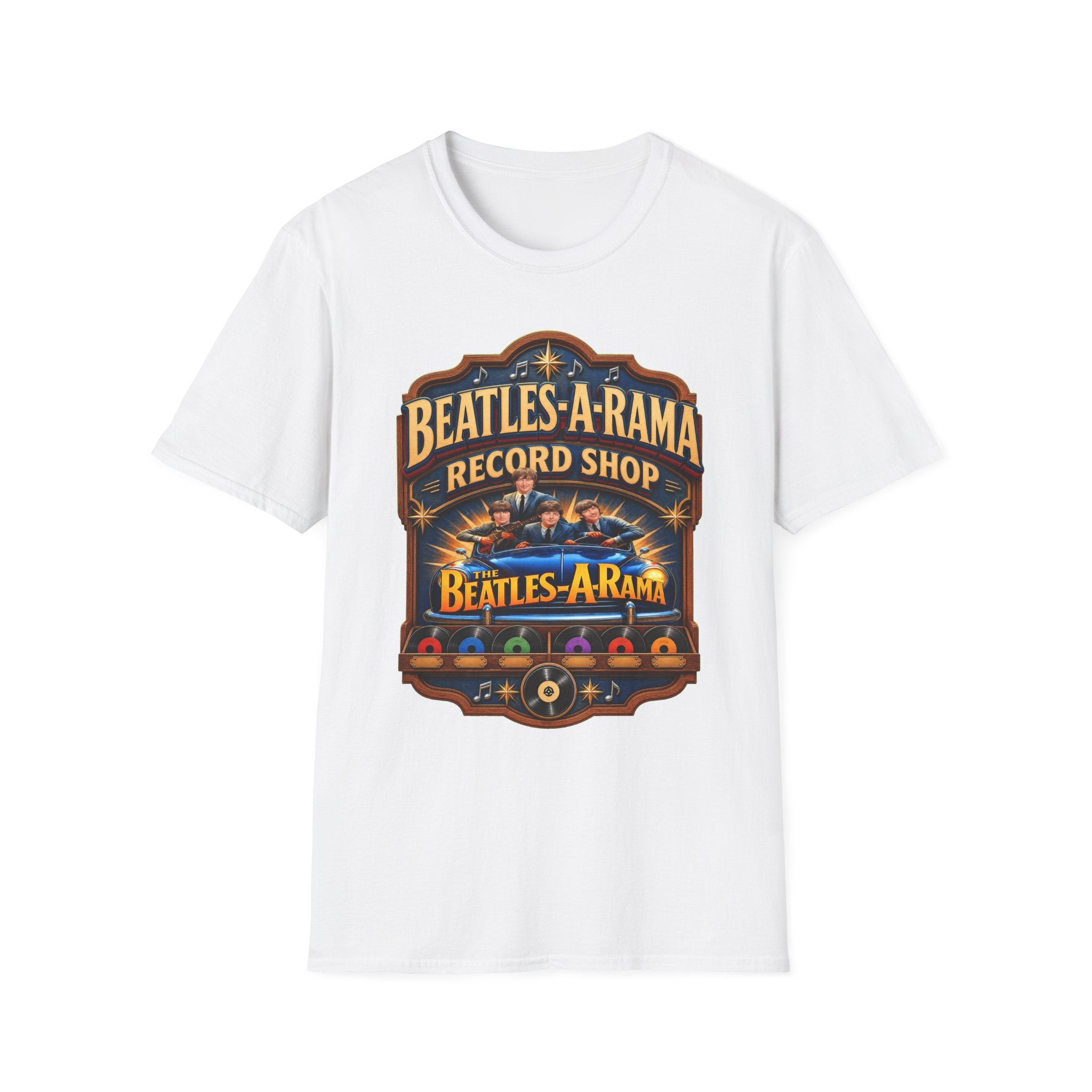 Beatles‑A‑Rama Vintage Record Shop Graphic Tee