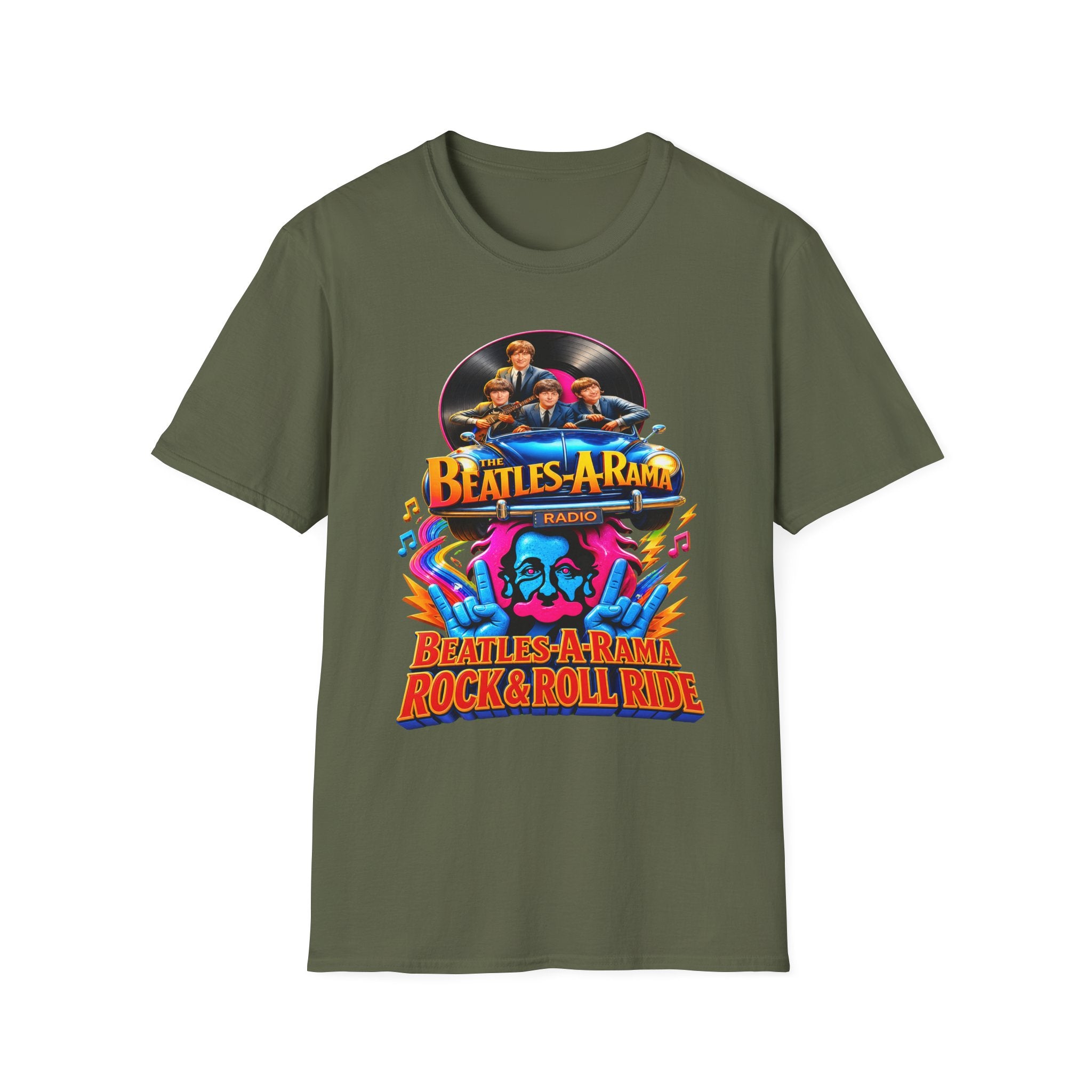 Beatles-A-Rama Retro Rock & Roll Ride Tee