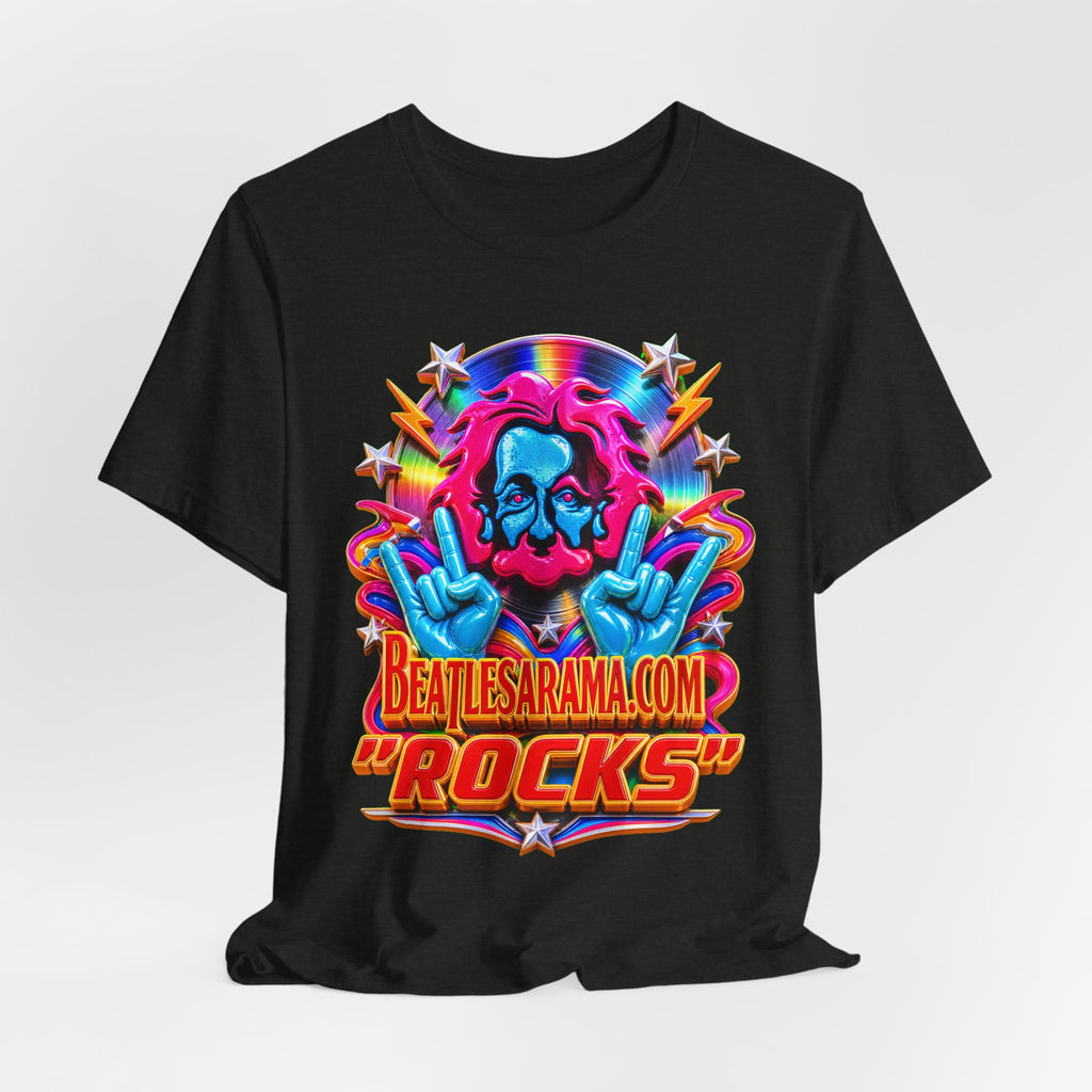 Beatlesarama.com "Rocks" T-Shirt — Retro Psychedelic Band Tee