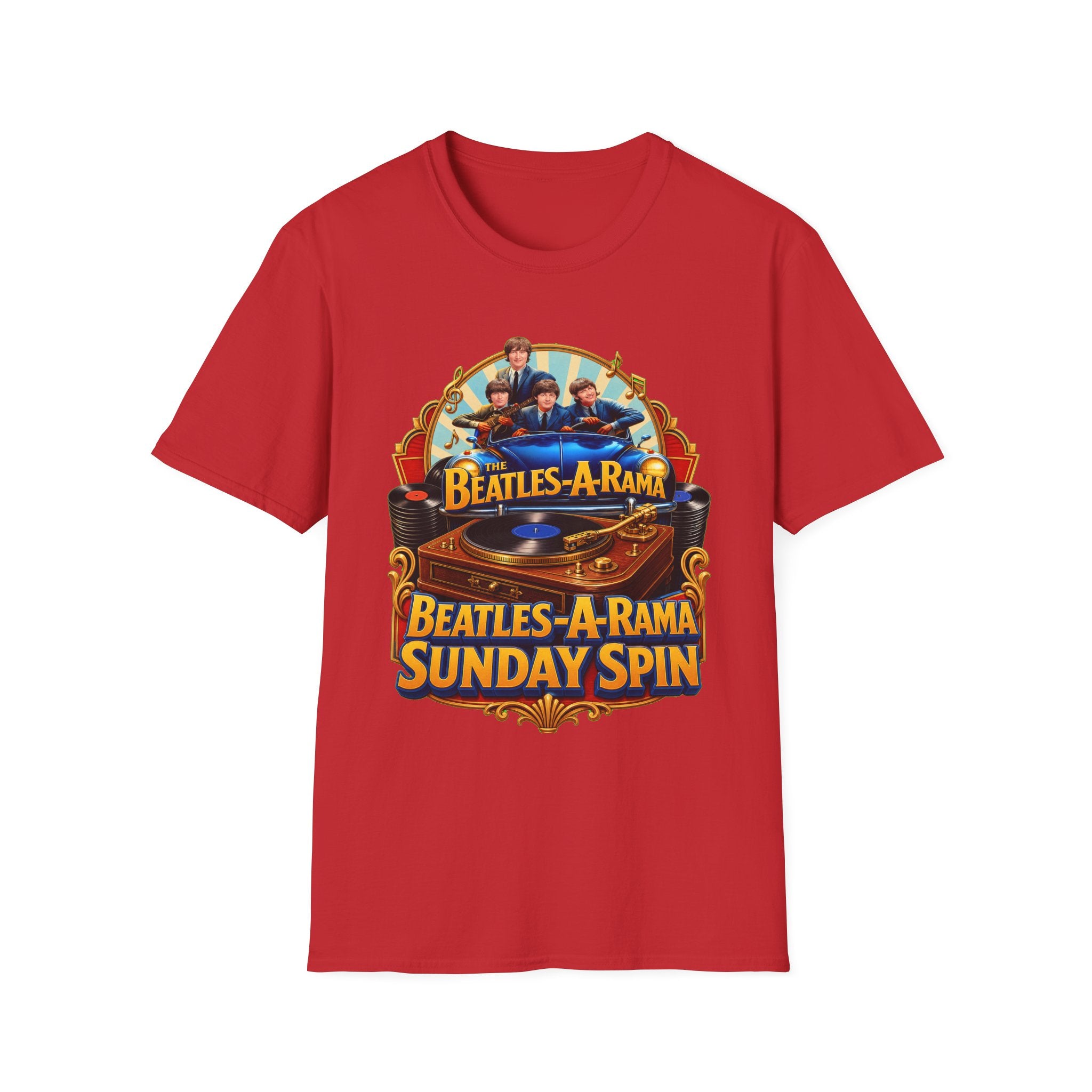 Beatles-A-Rama Sunday Spin Vintage Band T-Shirt