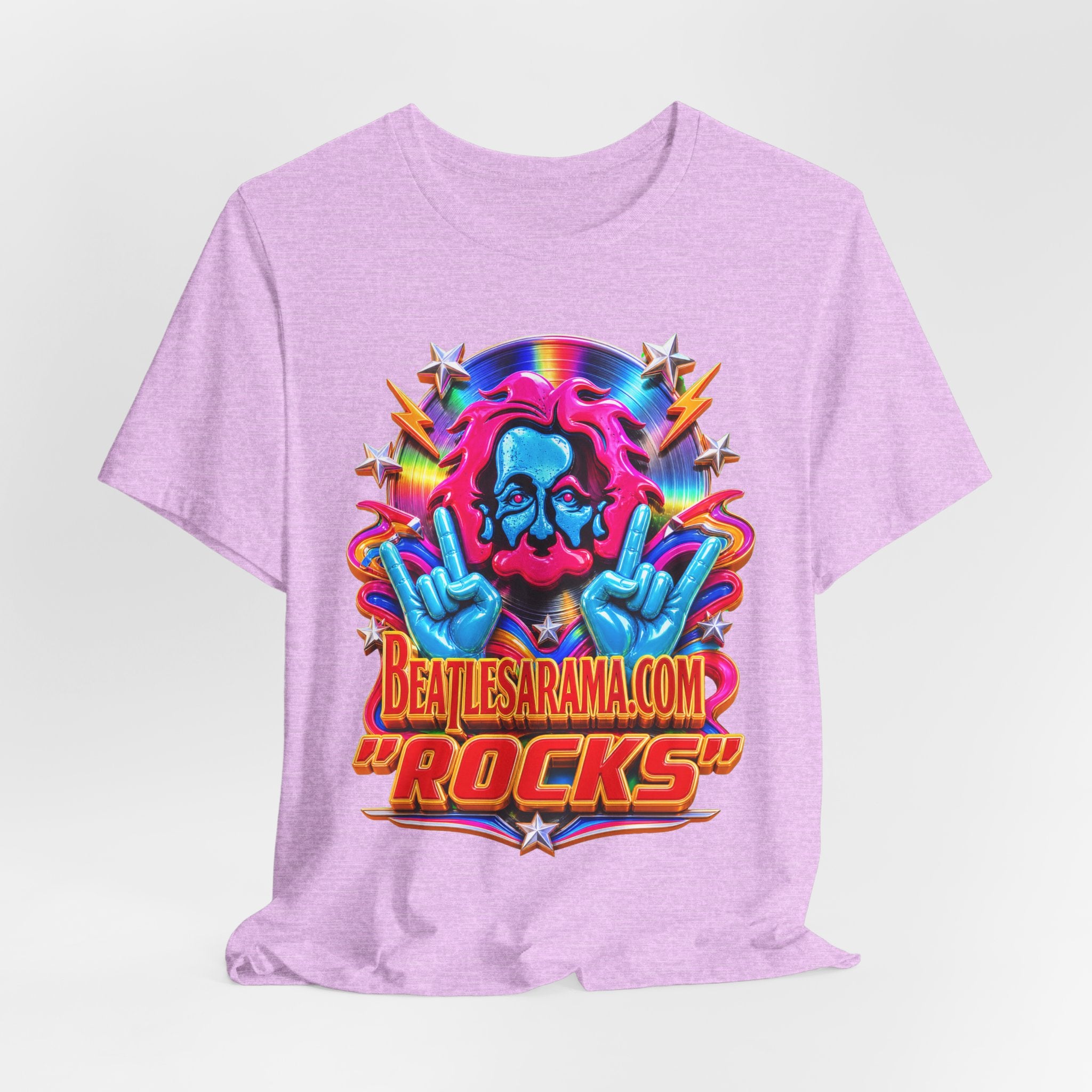 Beatlesarama.com "Rocks" T-Shirt — Retro Psychedelic Band Tee
