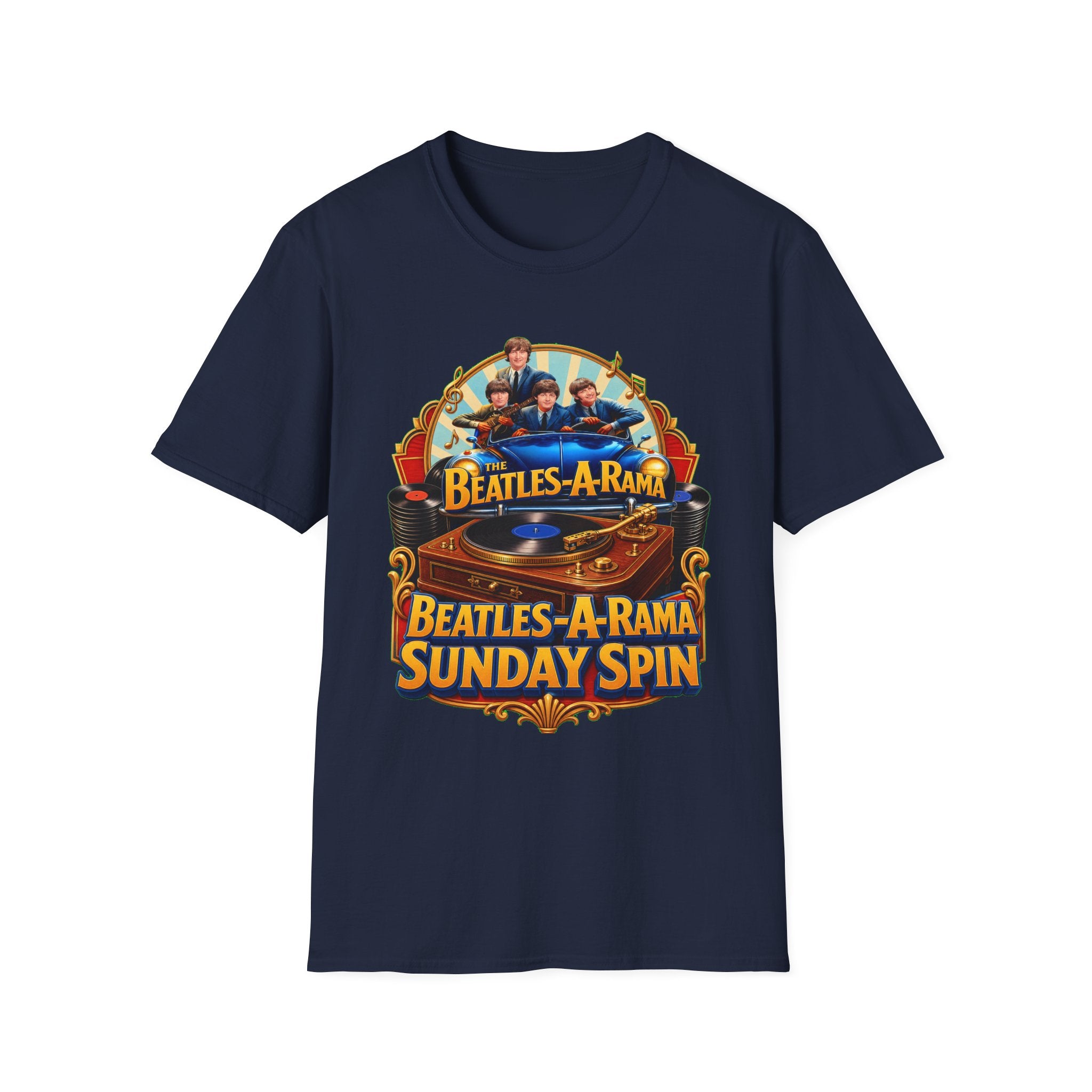 Beatles-A-Rama Sunday Spin Vintage Band T-Shirt