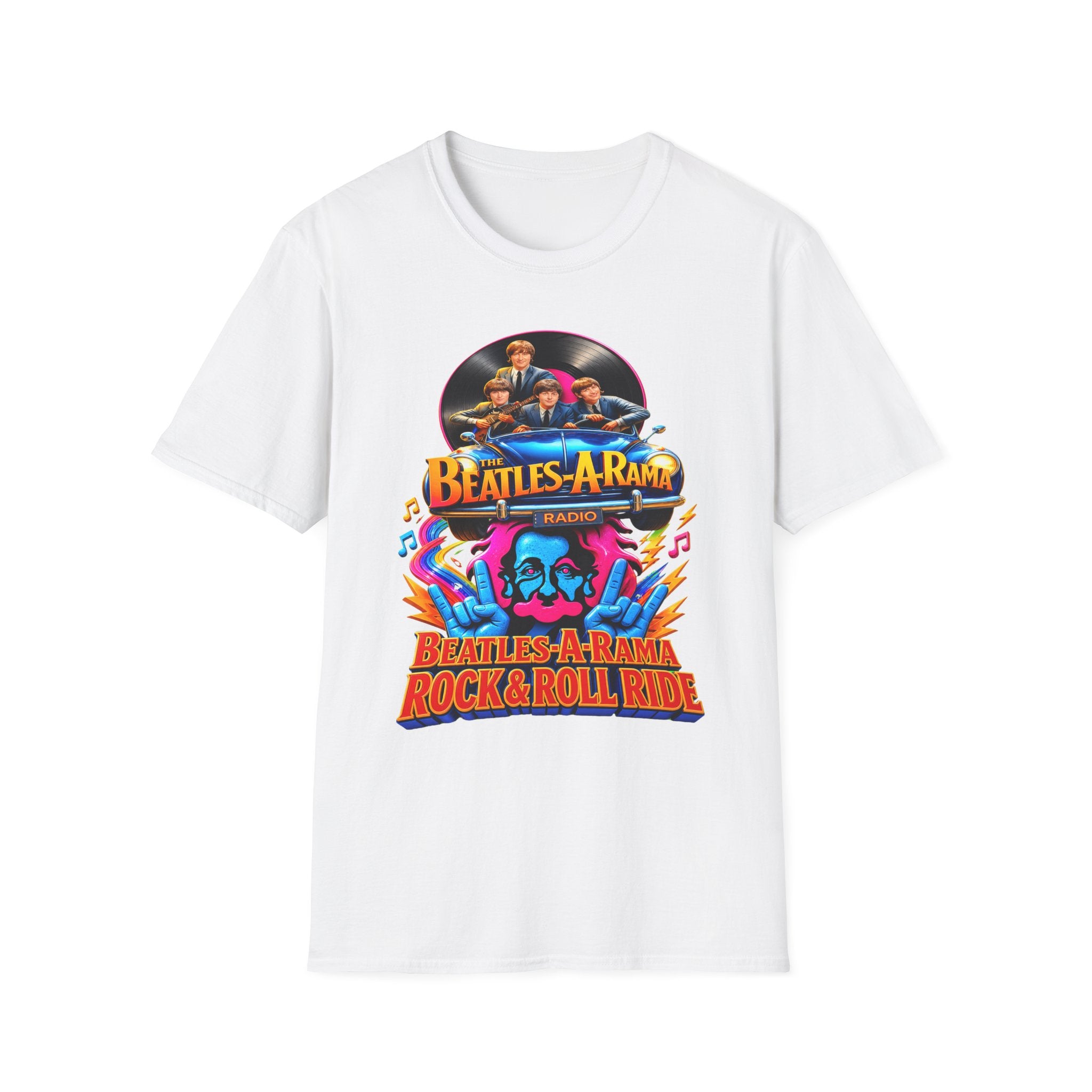 Beatles-A-Rama Retro Rock & Roll Ride Tee