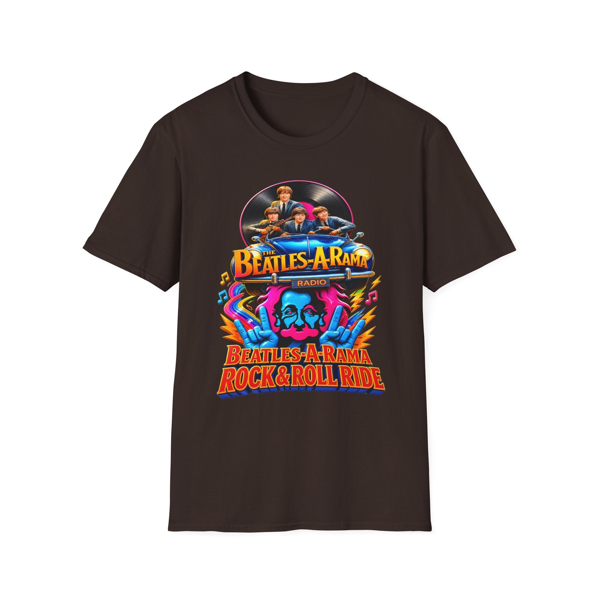 Beatles-A-Rama Retro Rock & Roll Ride Tee