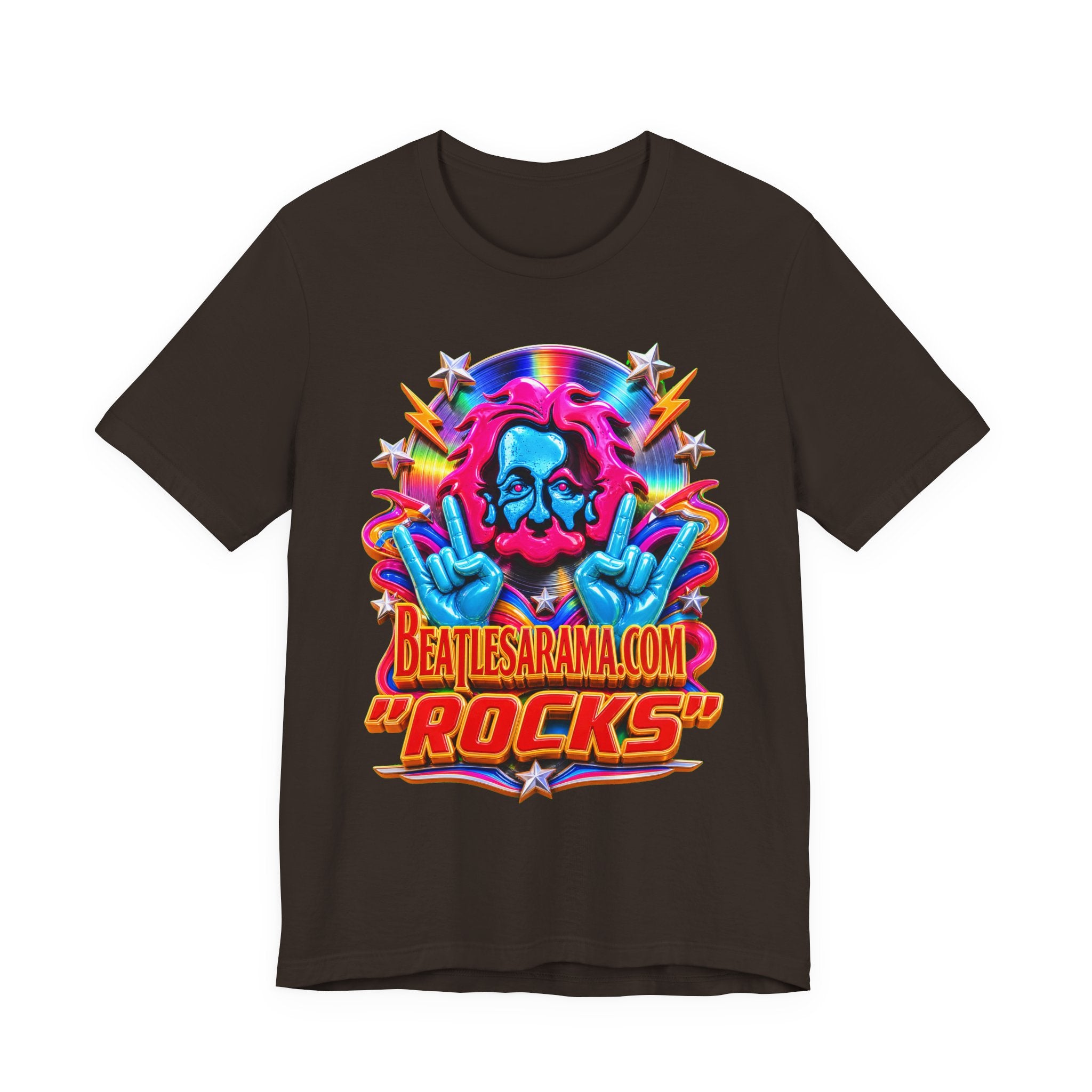 Beatlesarama.com "Rocks" T-Shirt — Retro Psychedelic Band Tee