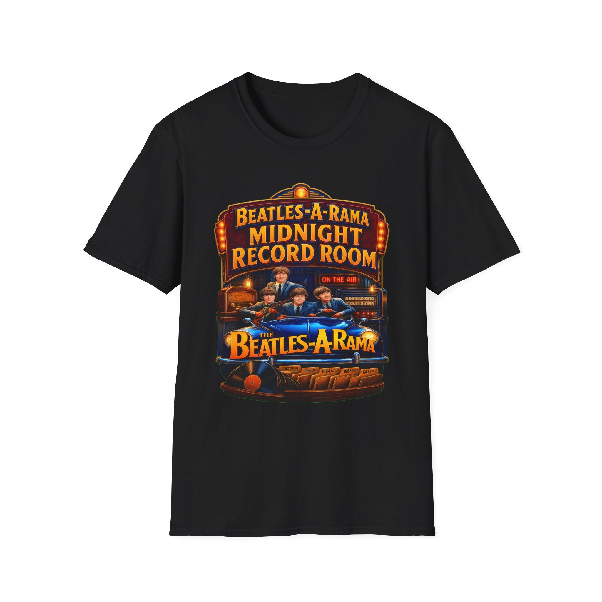 Beatles-A-Rama Midnight Record Room T-Shirt