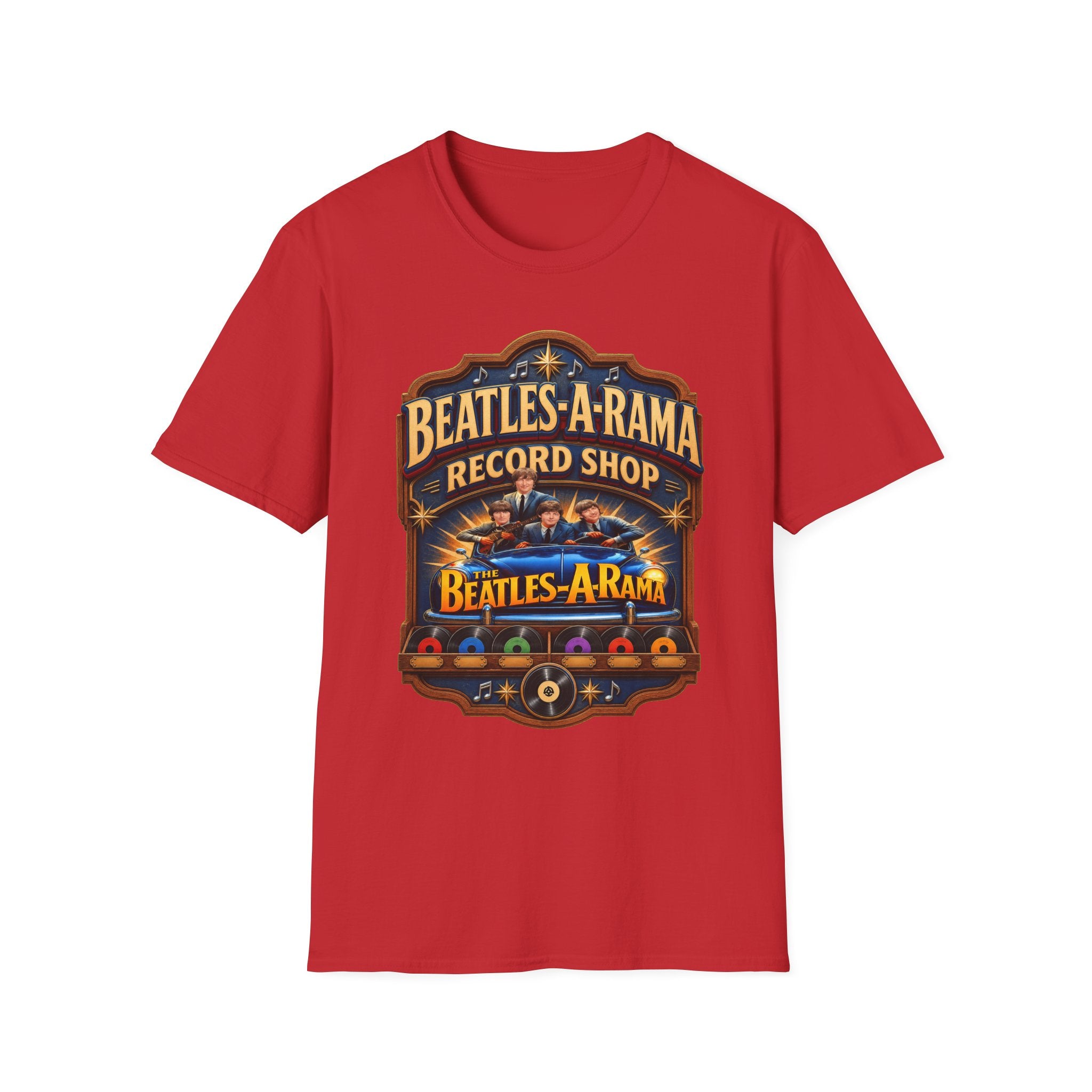 Beatles‑A‑Rama Vintage Record Shop Graphic Tee