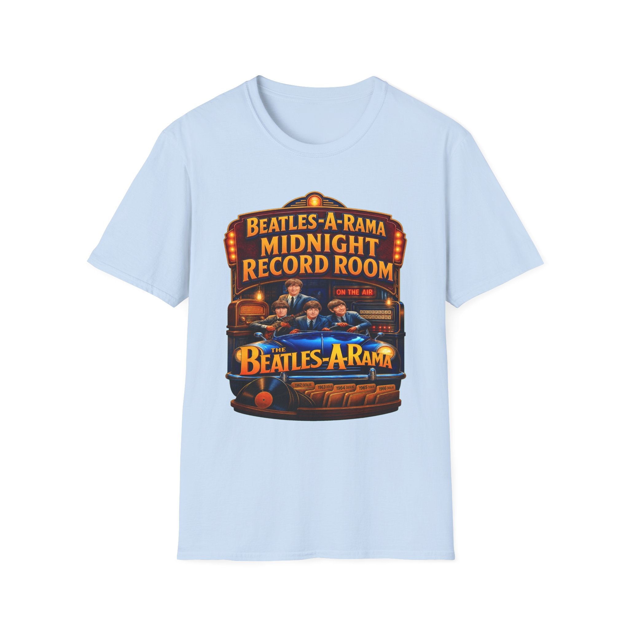 Beatles-A-Rama Midnight Record Room T-Shirt
