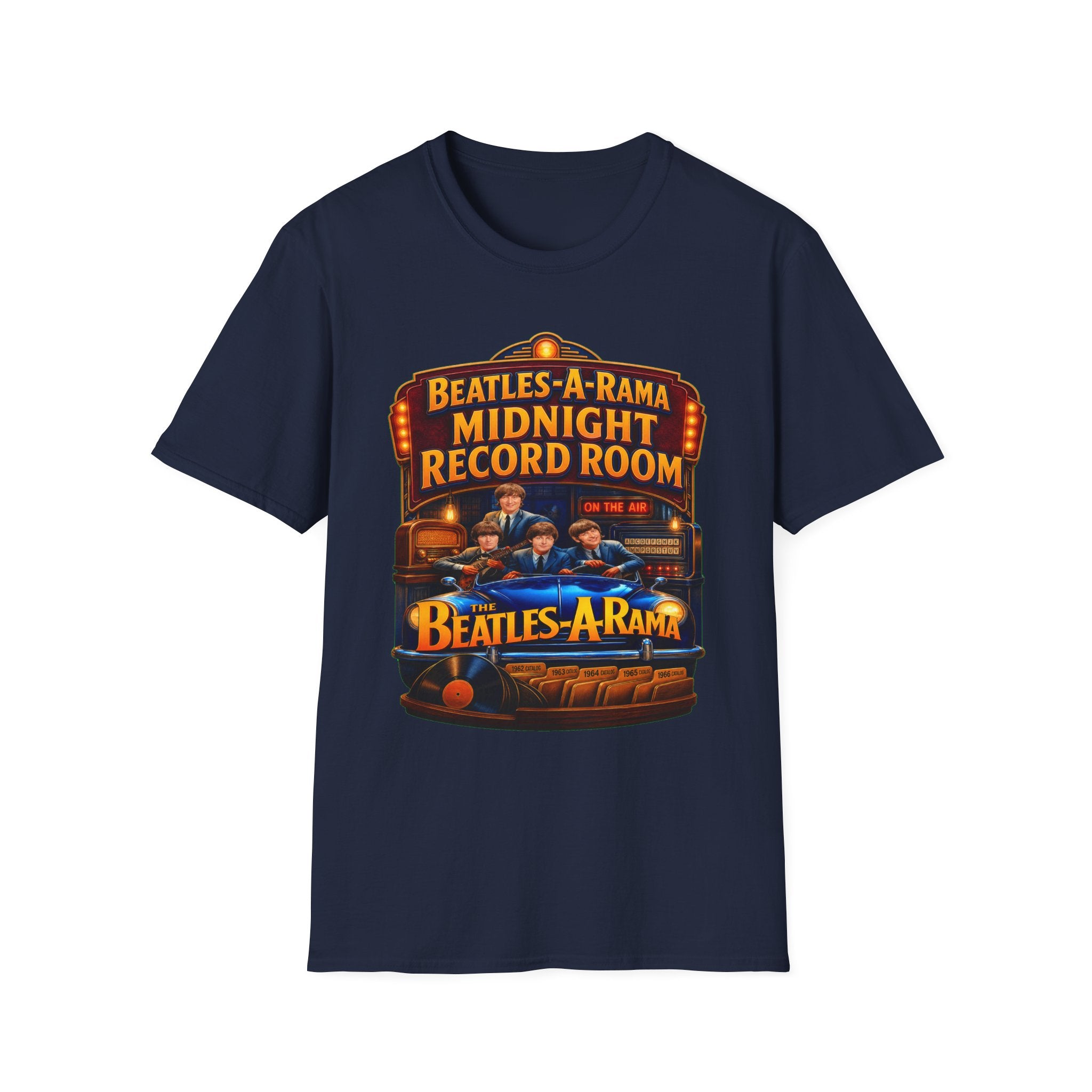 Beatles-A-Rama Midnight Record Room T-Shirt