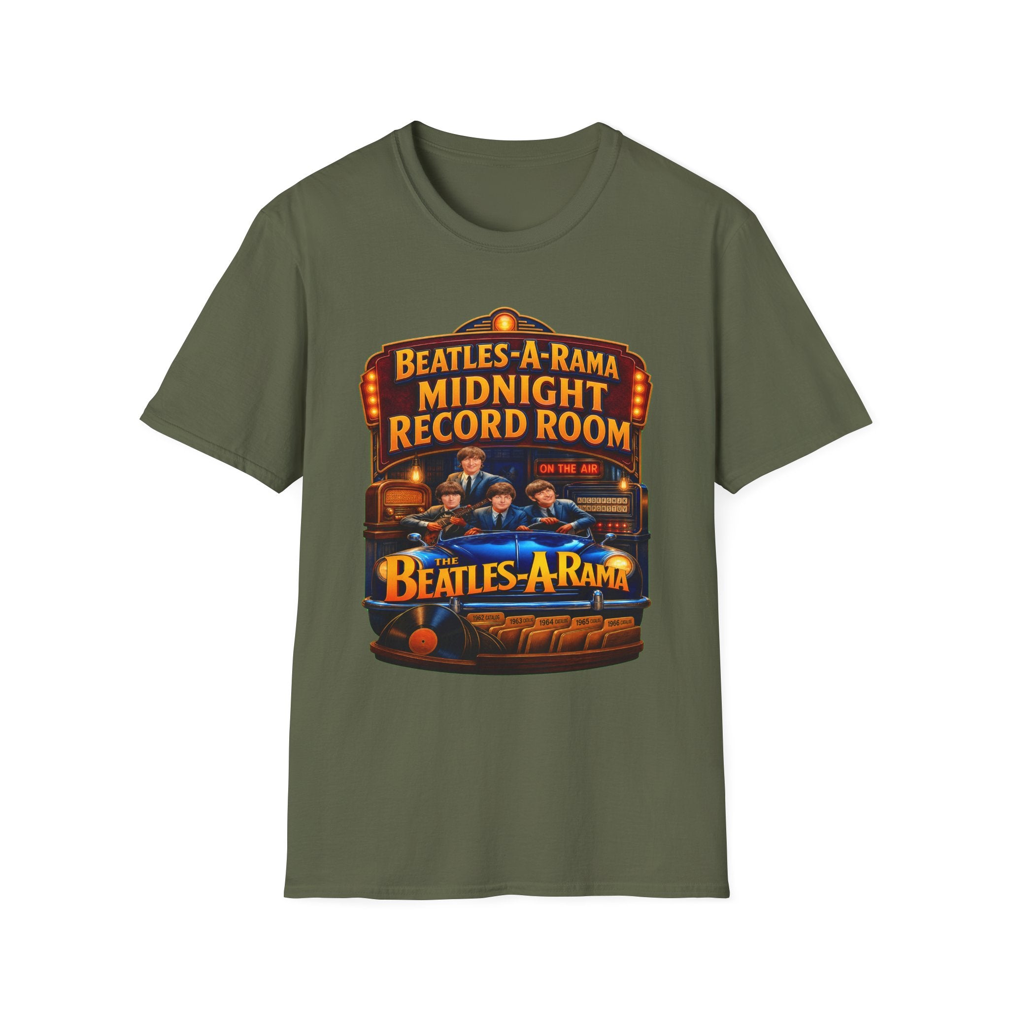 Beatles-A-Rama Midnight Record Room T-Shirt