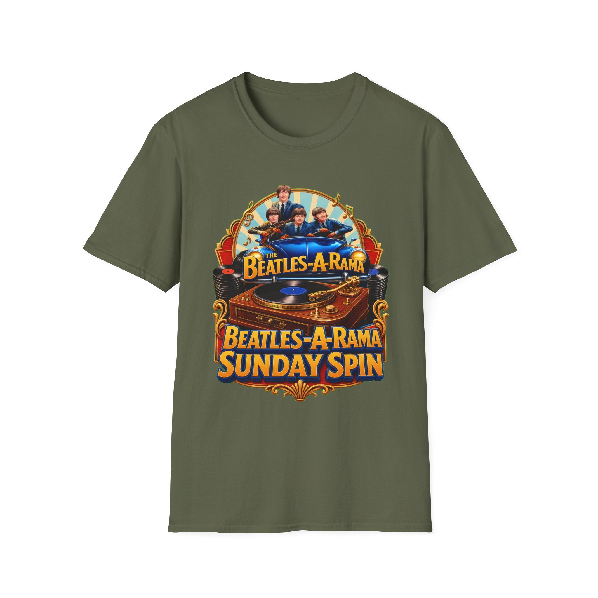 Beatles-A-Rama Sunday Spin Vintage Band T-Shirt