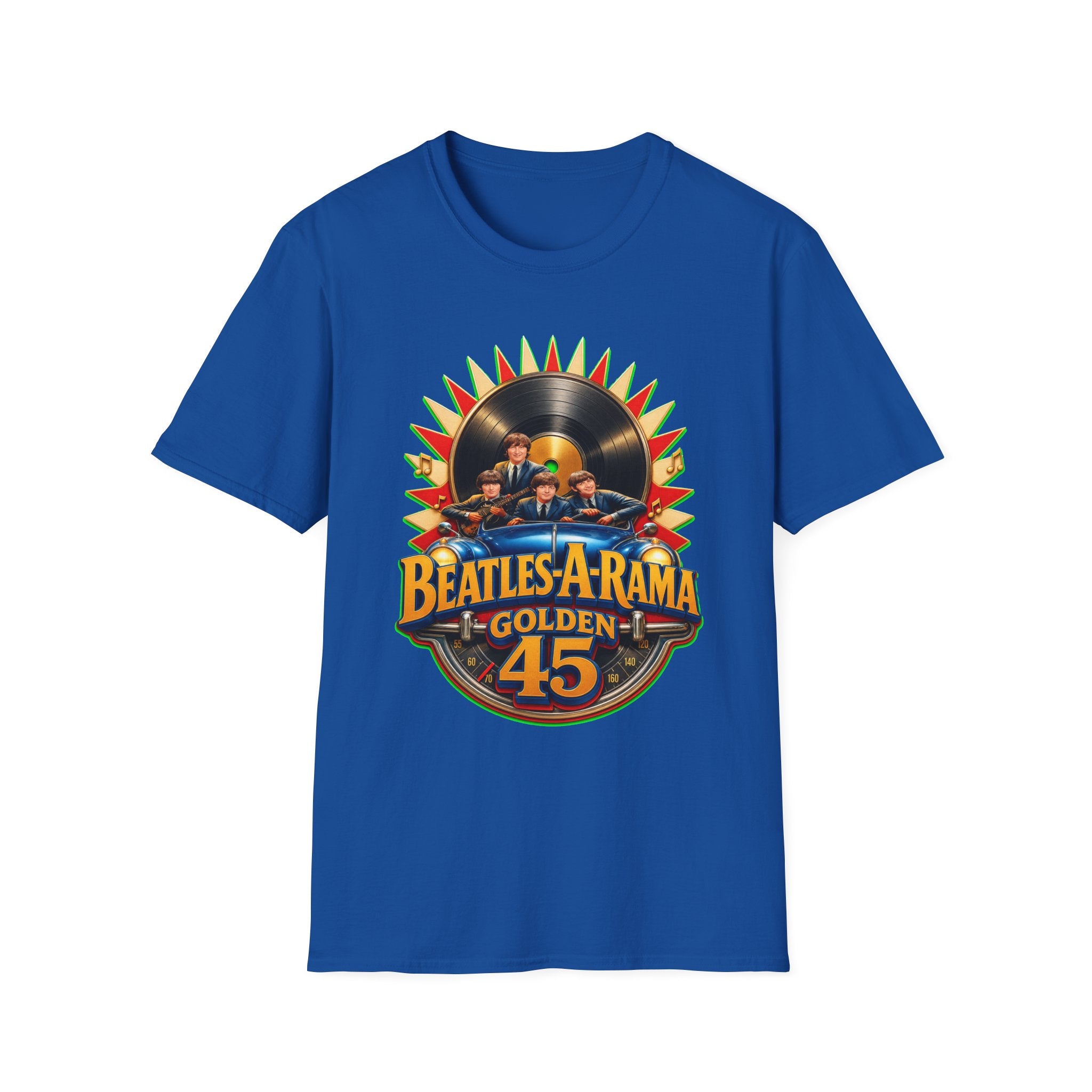 Beatles-A-Rama Golden 45 T-Shirt — Retro Vinyl Band Tee