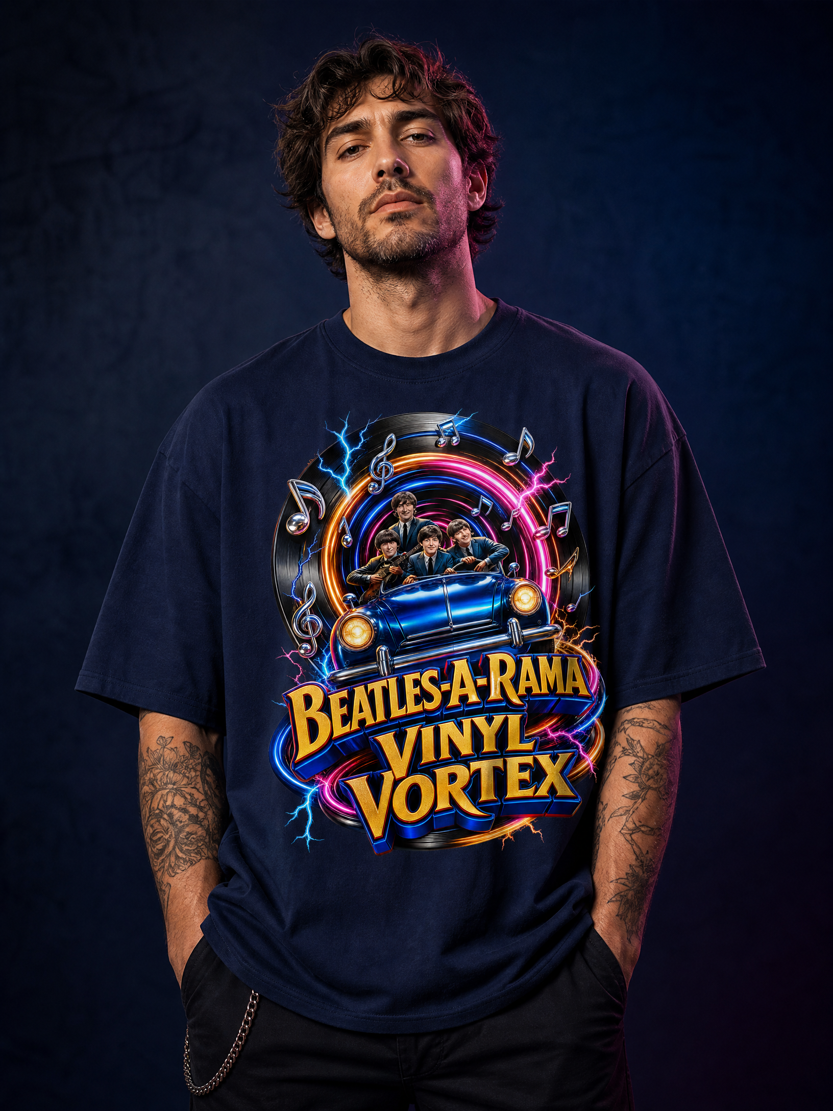 Beatles-A-Rama Vinyl Vortex T-Shirt