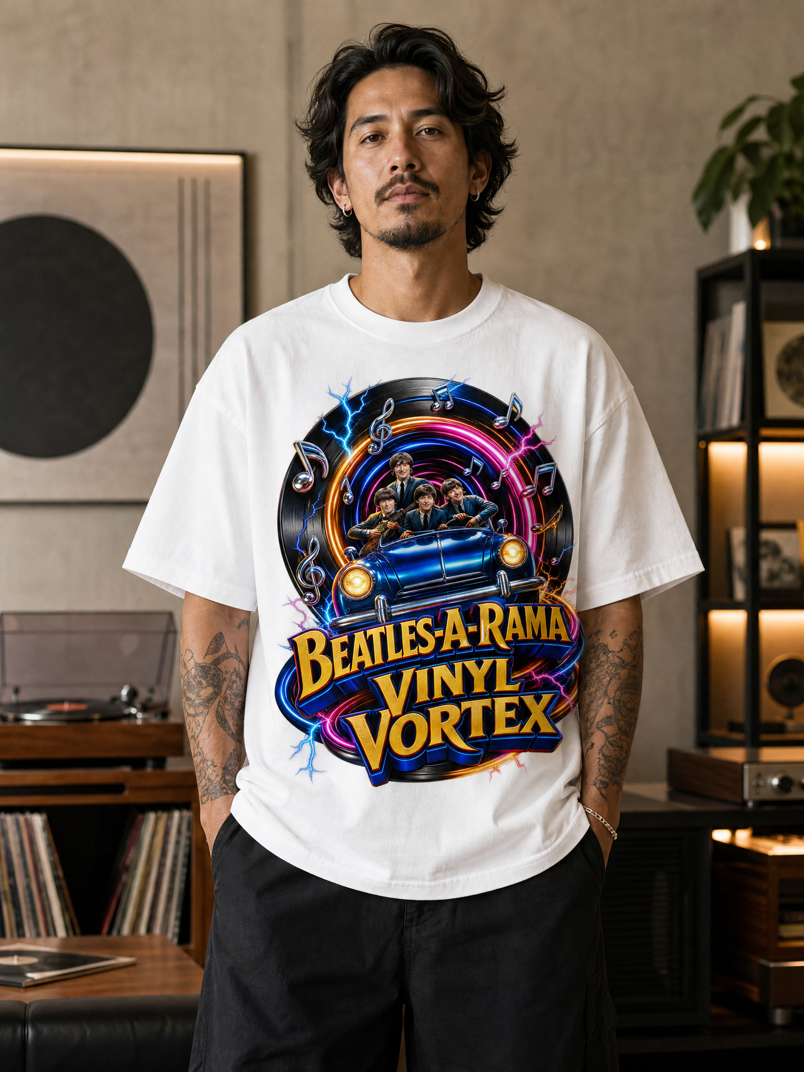 Beatles-A-Rama Vinyl Vortex T-Shirt