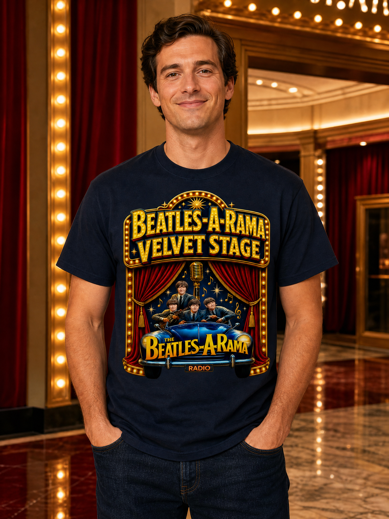 Beatles-A-Rama Velvet Stage T-Shirt