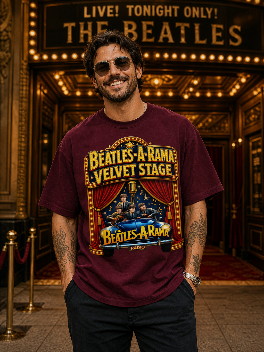 Beatles-A-Rama Velvet Stage T-Shirt