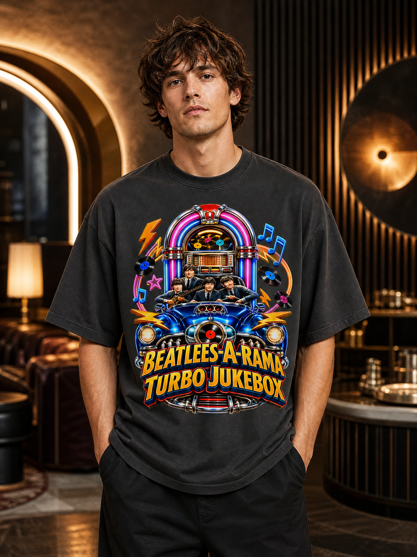 Beatles-A-Rama Turbo Jukebox T-Shirt