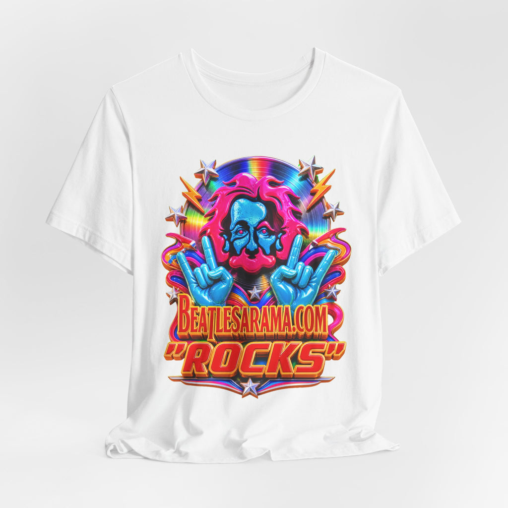 Beatlesarama.com "Rocks" T-Shirt — Retro Psychedelic Band Tee