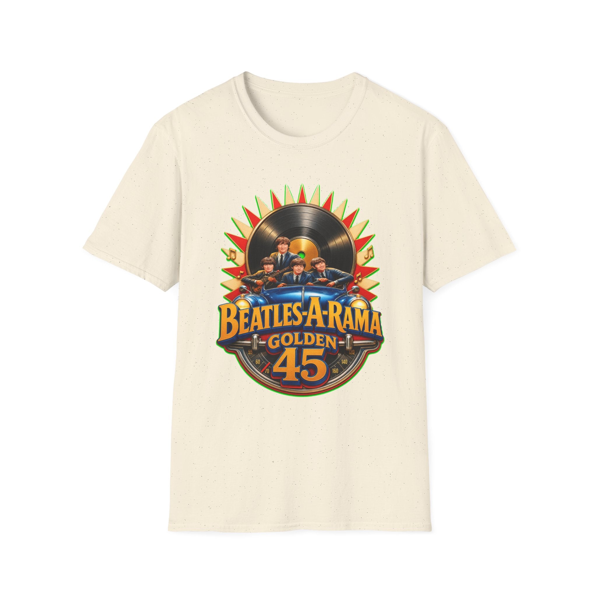 Beatles-A-Rama Golden 45 T-Shirt — Retro Vinyl Band Tee