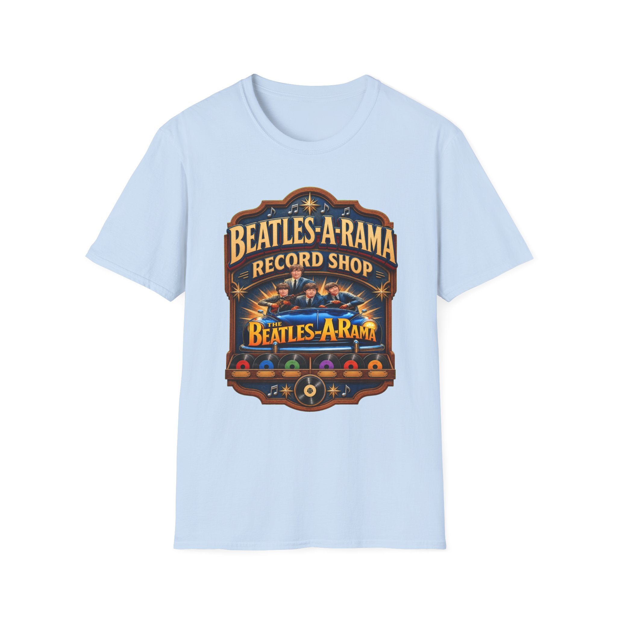 Beatles‑A‑Rama Vintage Record Shop Graphic Tee