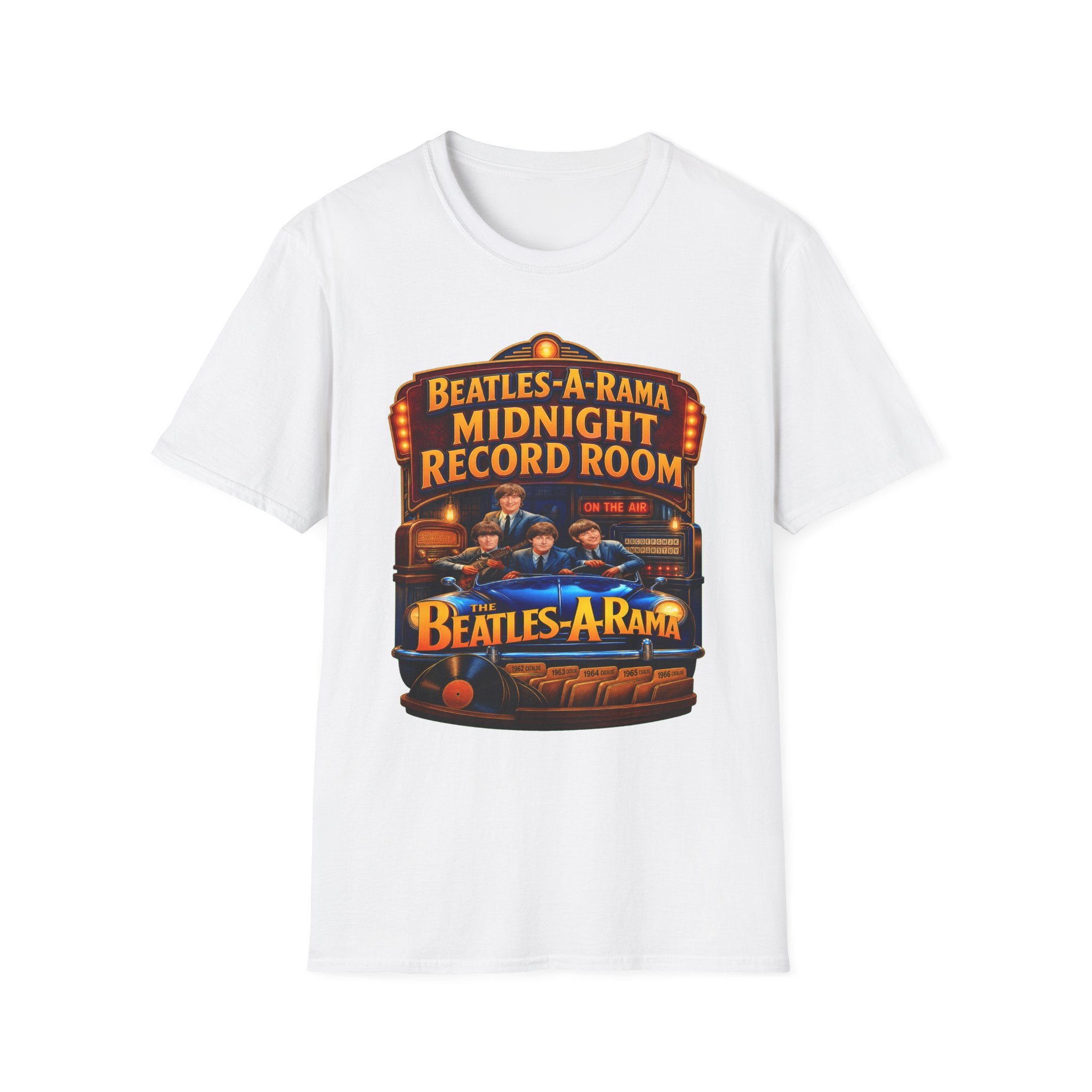 Beatles-A-Rama Midnight Record Room T-Shirt