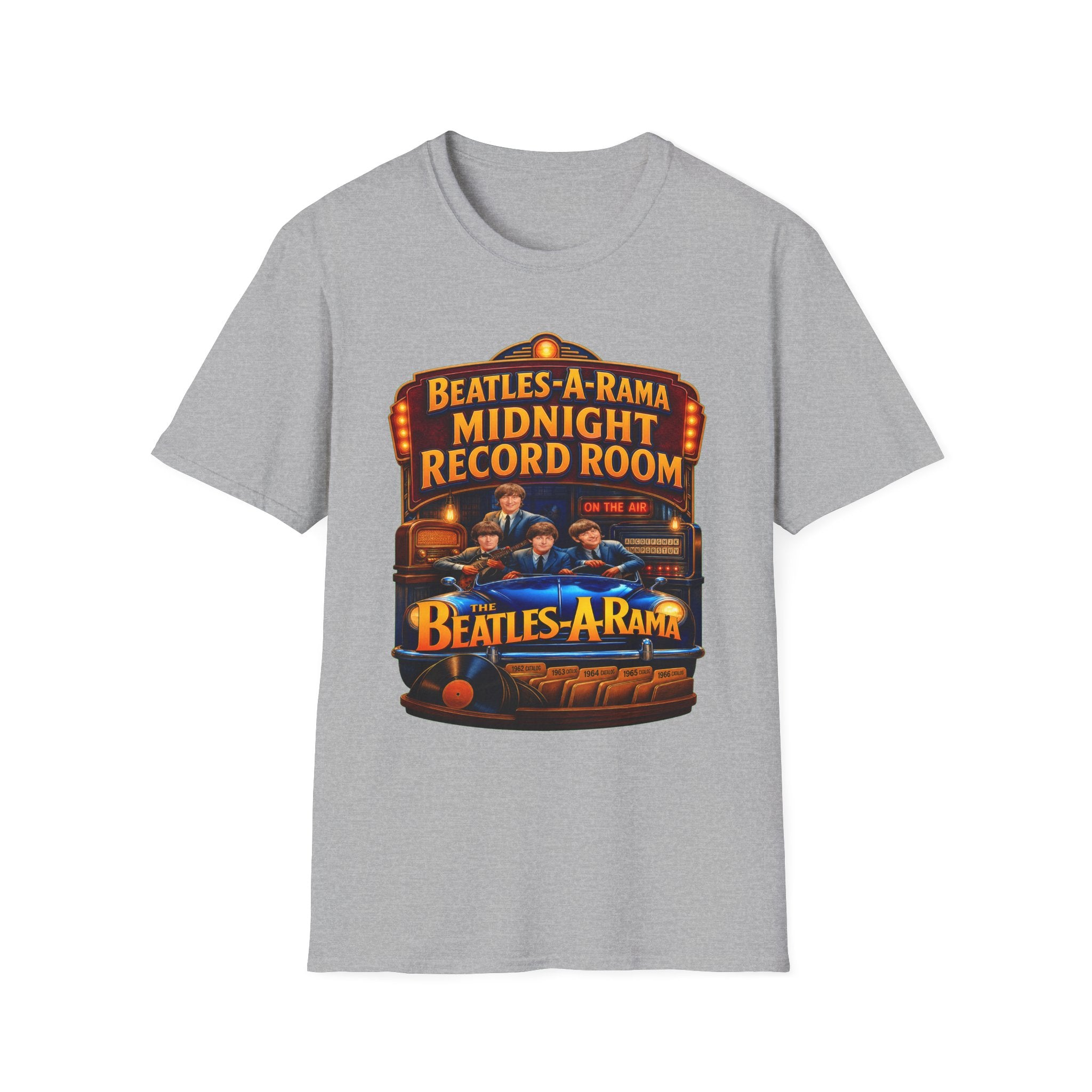 Beatles-A-Rama Midnight Record Room T-Shirt