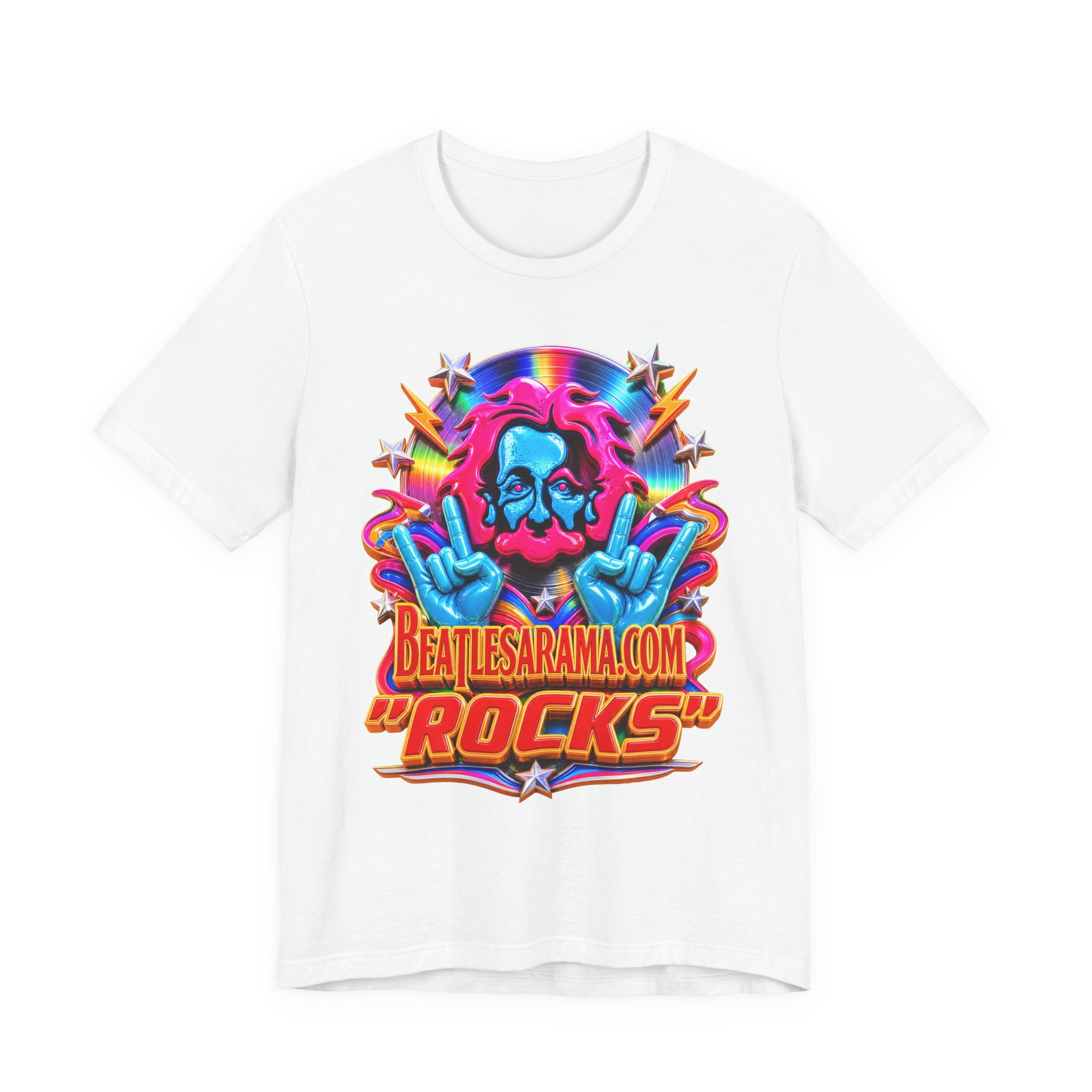 Beatlesarama.com "Rocks" T-Shirt — Retro Psychedelic Band Tee