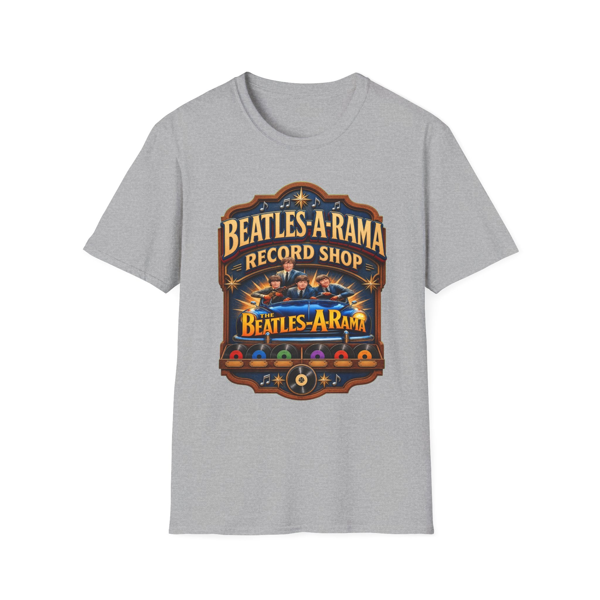 Beatles‑A‑Rama Vintage Record Shop Graphic Tee