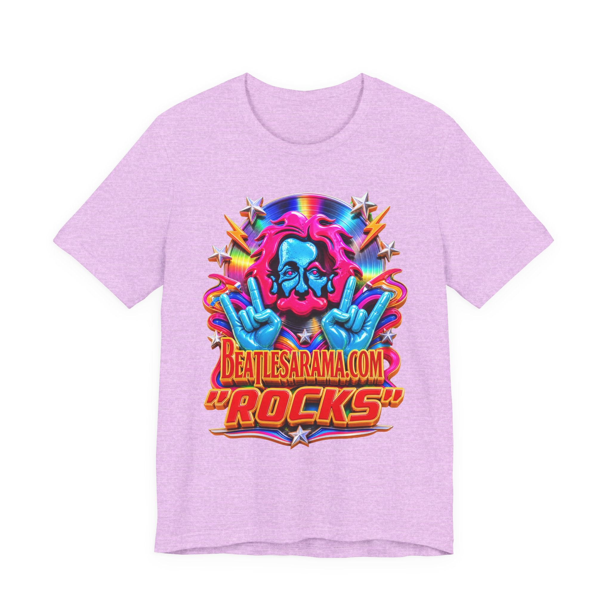 Beatlesarama.com "Rocks" T-Shirt — Retro Psychedelic Band Tee