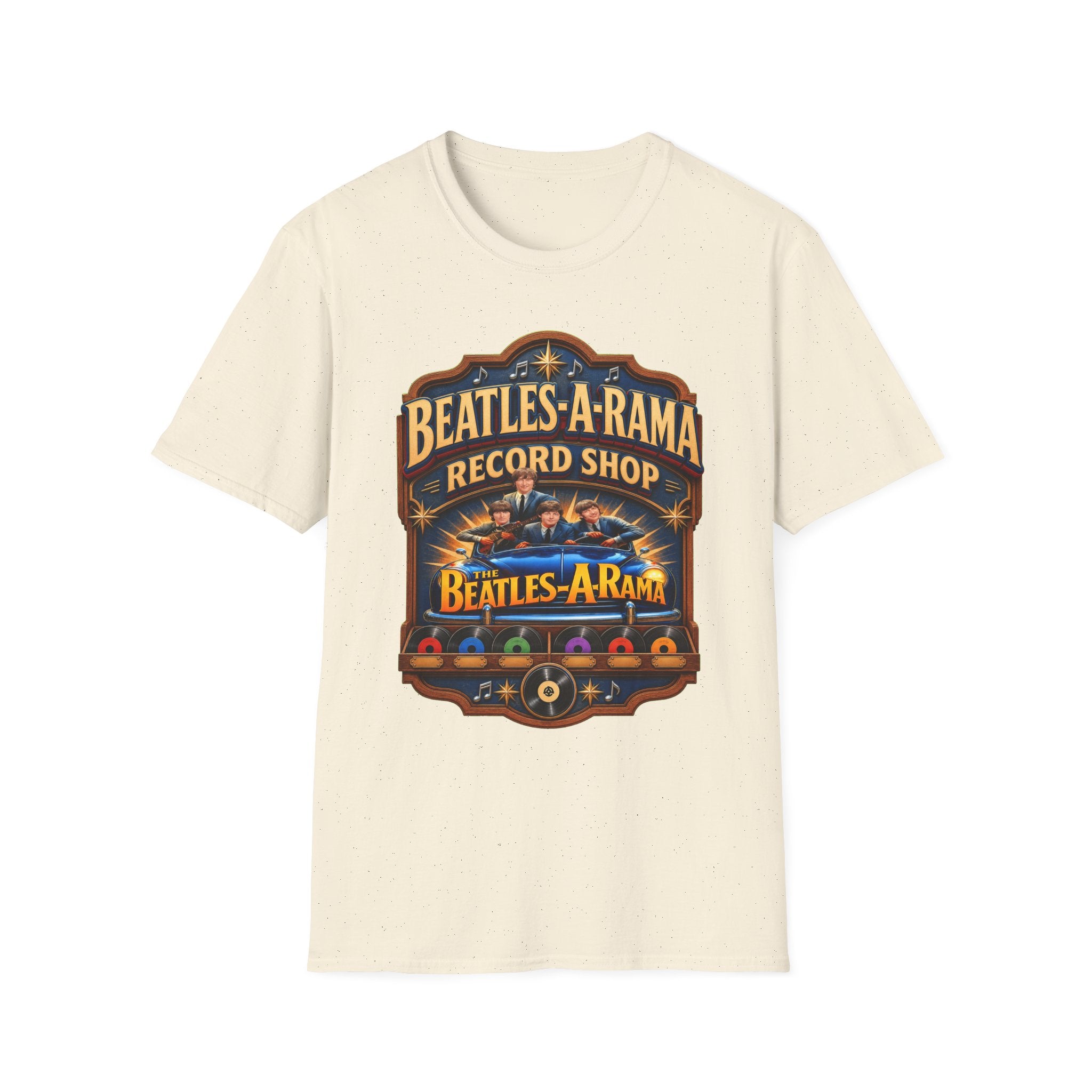 Beatles‑A‑Rama Vintage Record Shop Graphic Tee