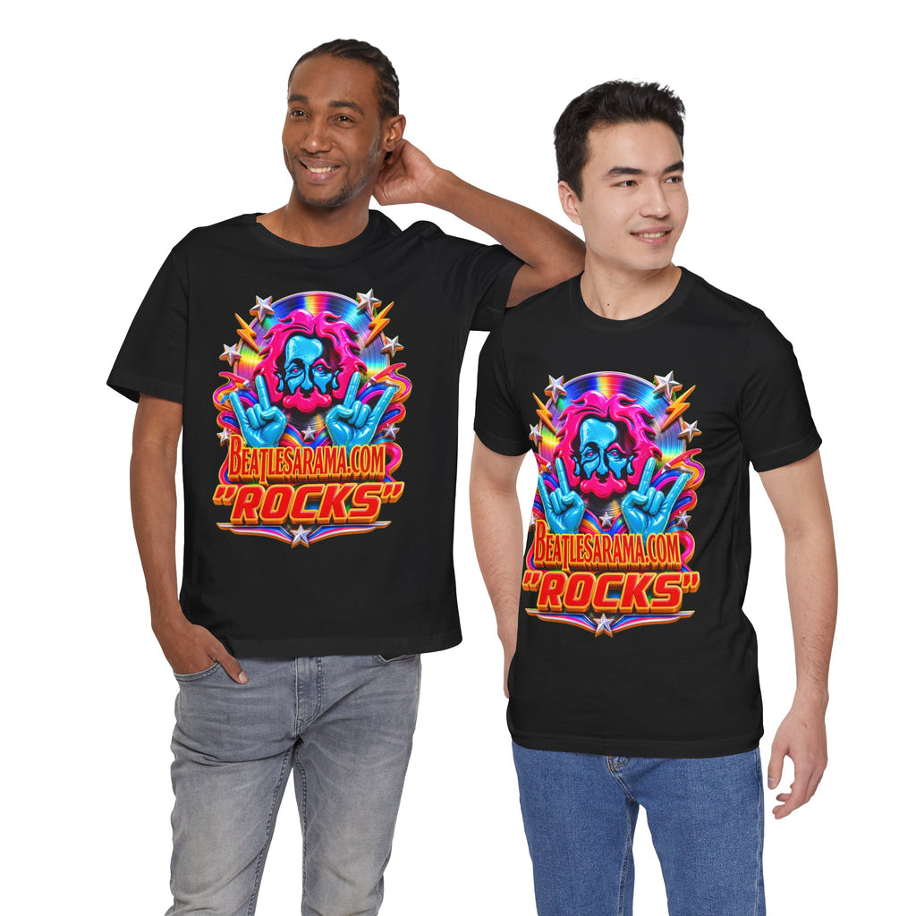 Beatlesarama.com "Rocks" T-Shirt — Retro Psychedelic Band Tee