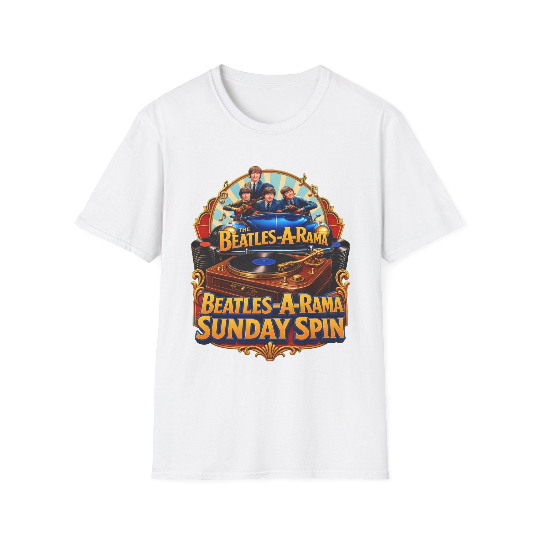 Beatles-A-Rama Sunday Spin Vintage Band T-Shirt