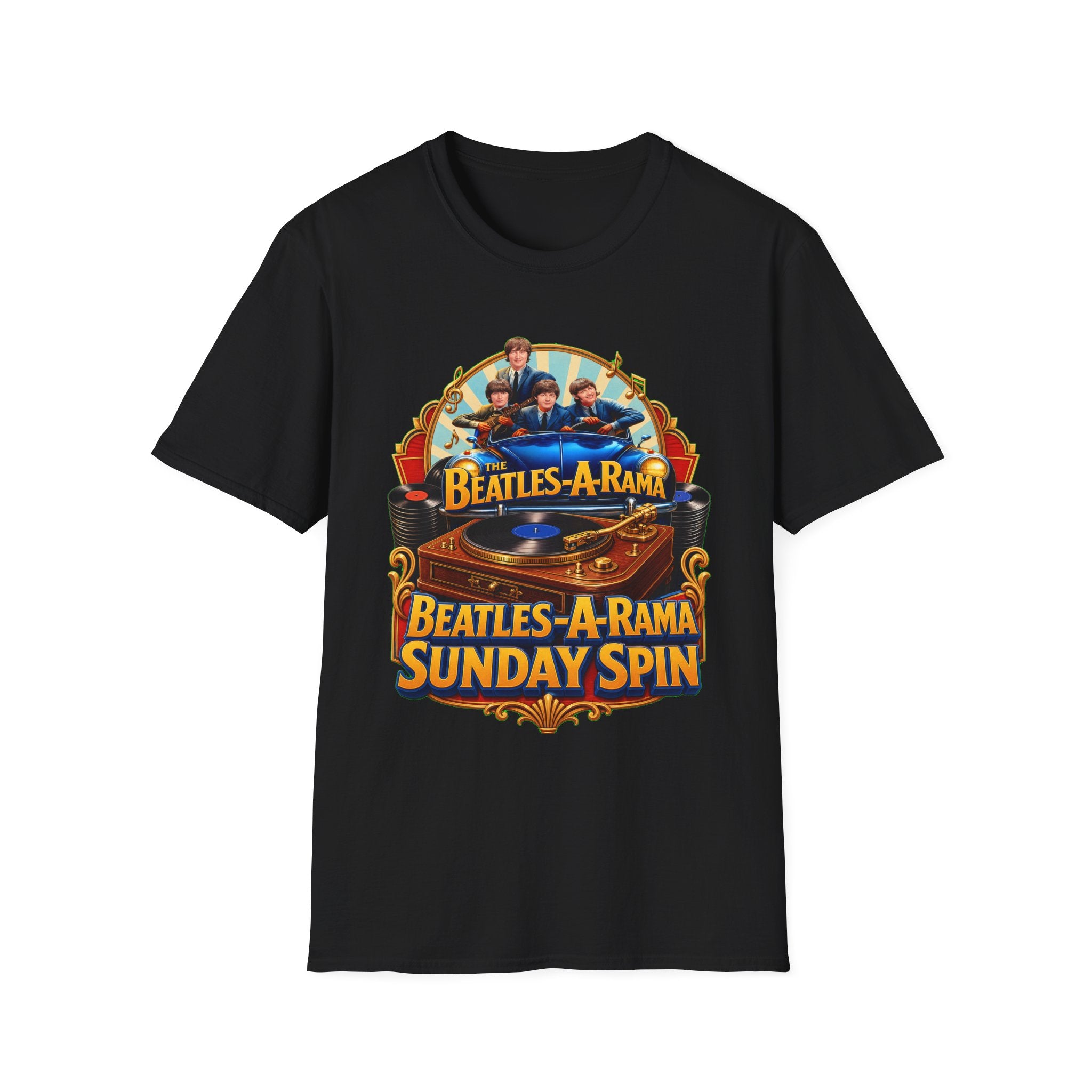 Beatles-A-Rama Sunday Spin Vintage Band T-Shirt