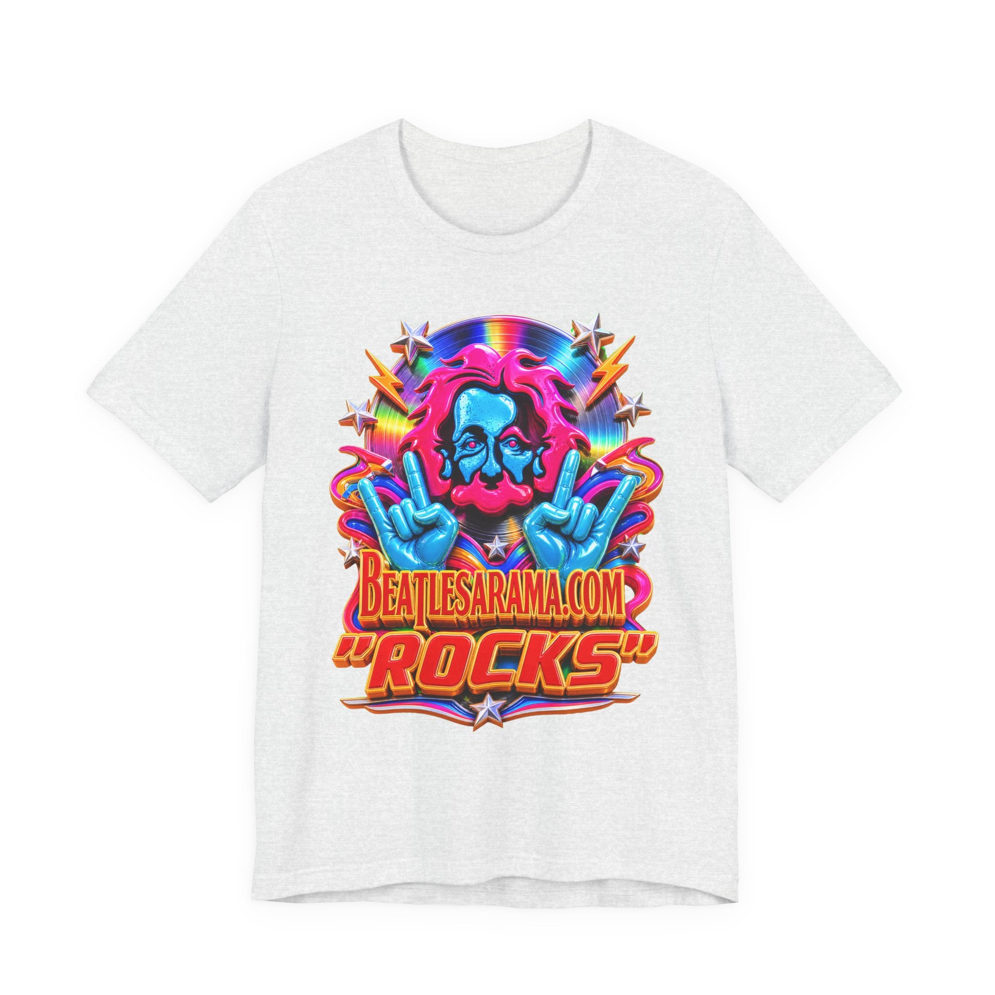 Beatlesarama.com "Rocks" T-Shirt — Retro Psychedelic Band Tee