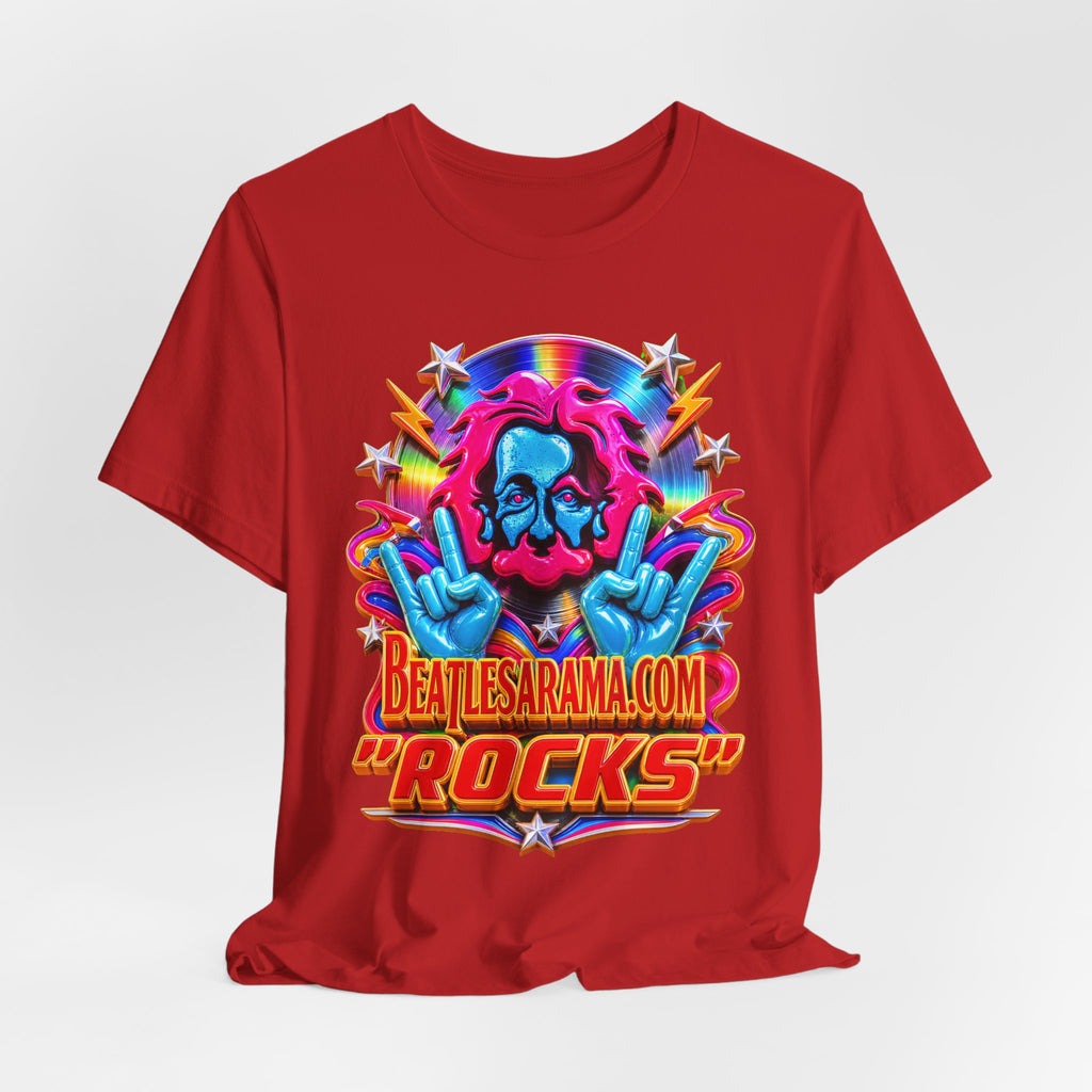 Beatlesarama.com "Rocks" T-Shirt — Retro Psychedelic Band Tee