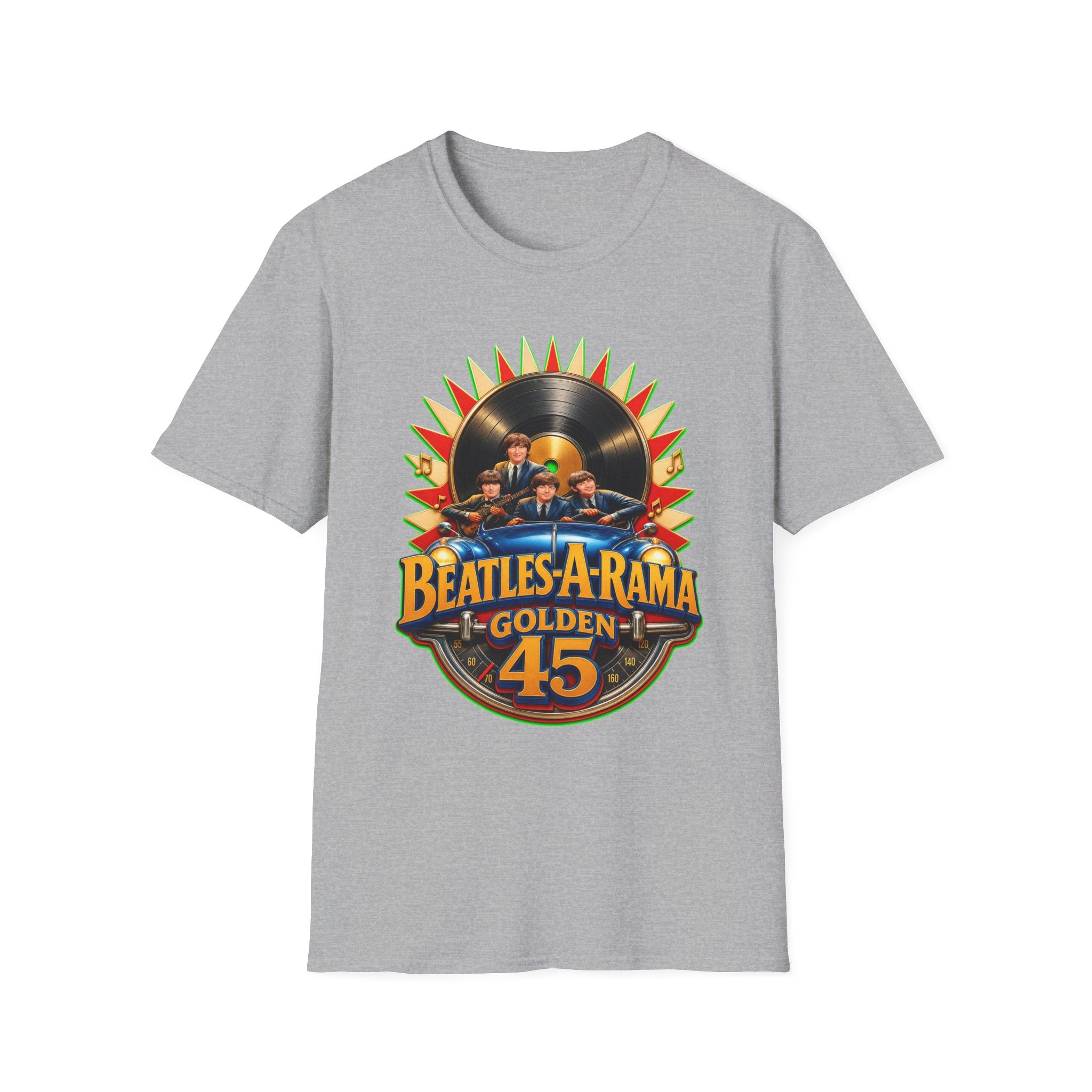 Beatles-A-Rama Golden 45 T-Shirt — Retro Vinyl Band Tee