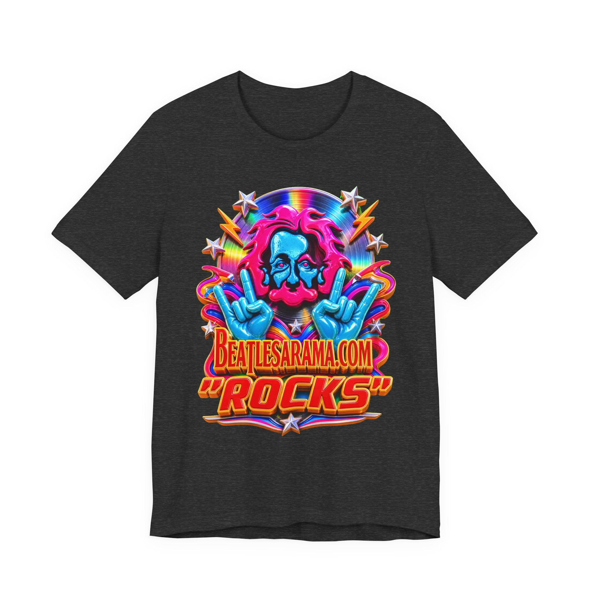 Beatlesarama.com "Rocks" T-Shirt — Retro Psychedelic Band Tee