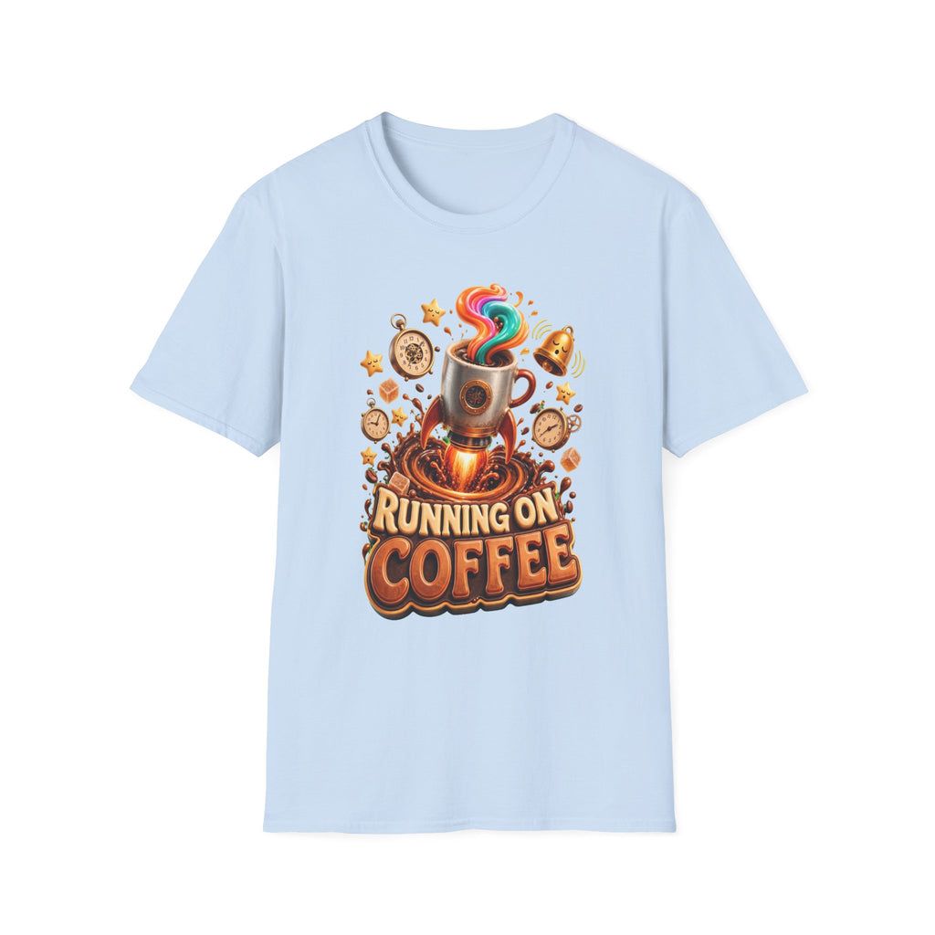 Running on Coffee T-Shirt — Funny Coffee Lover Tee