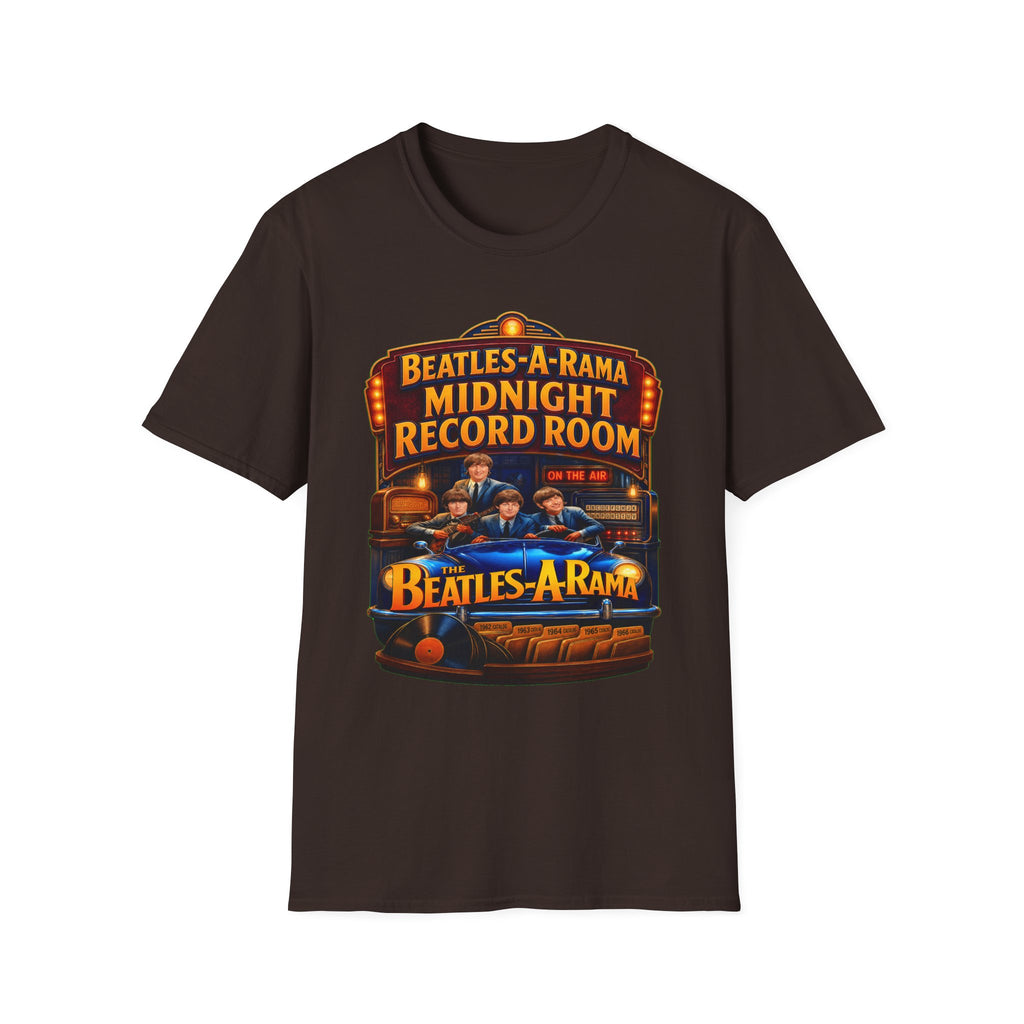 Beatles-A-Rama Midnight Record Room T-Shirt