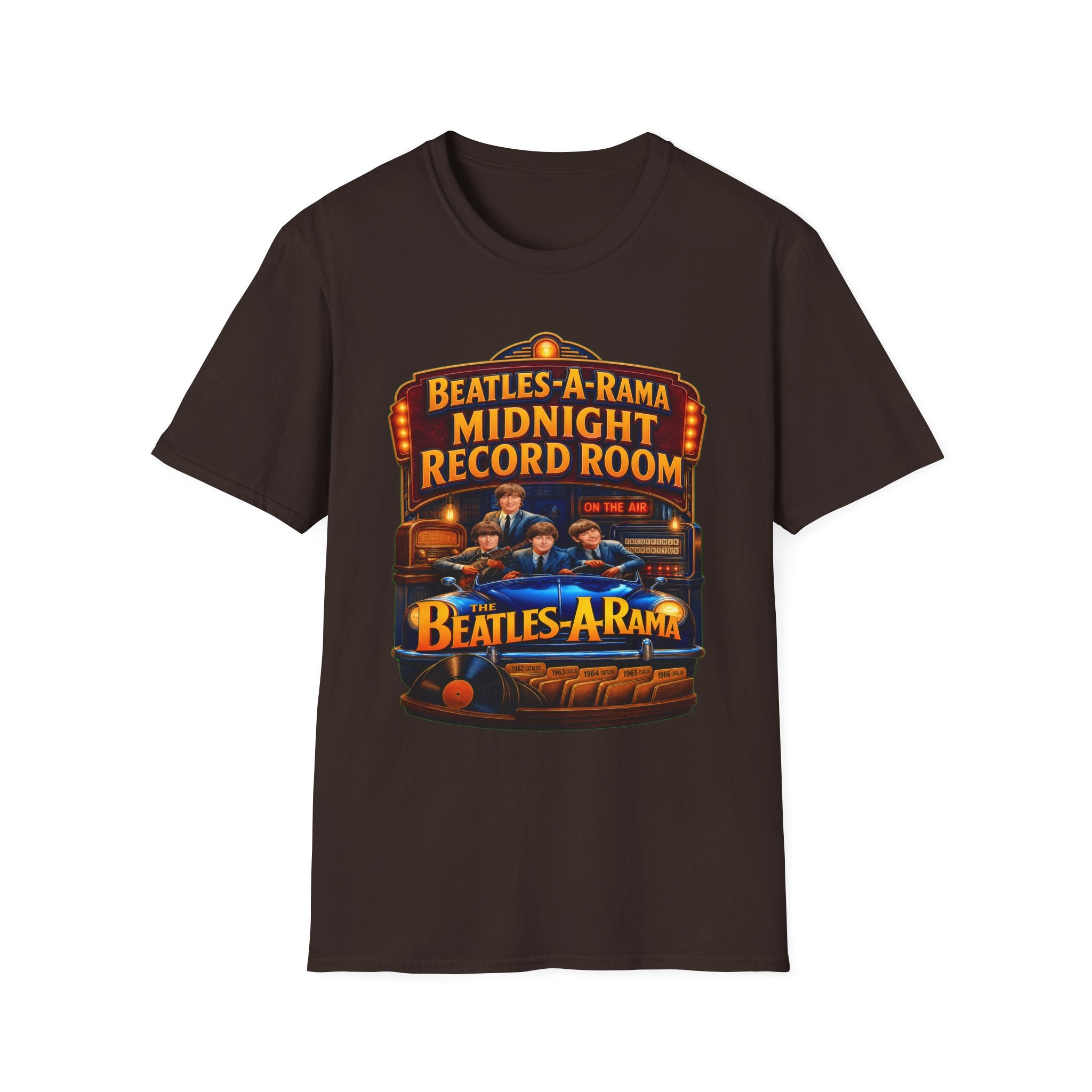 Beatles-A-Rama Midnight Record Room T-Shirt