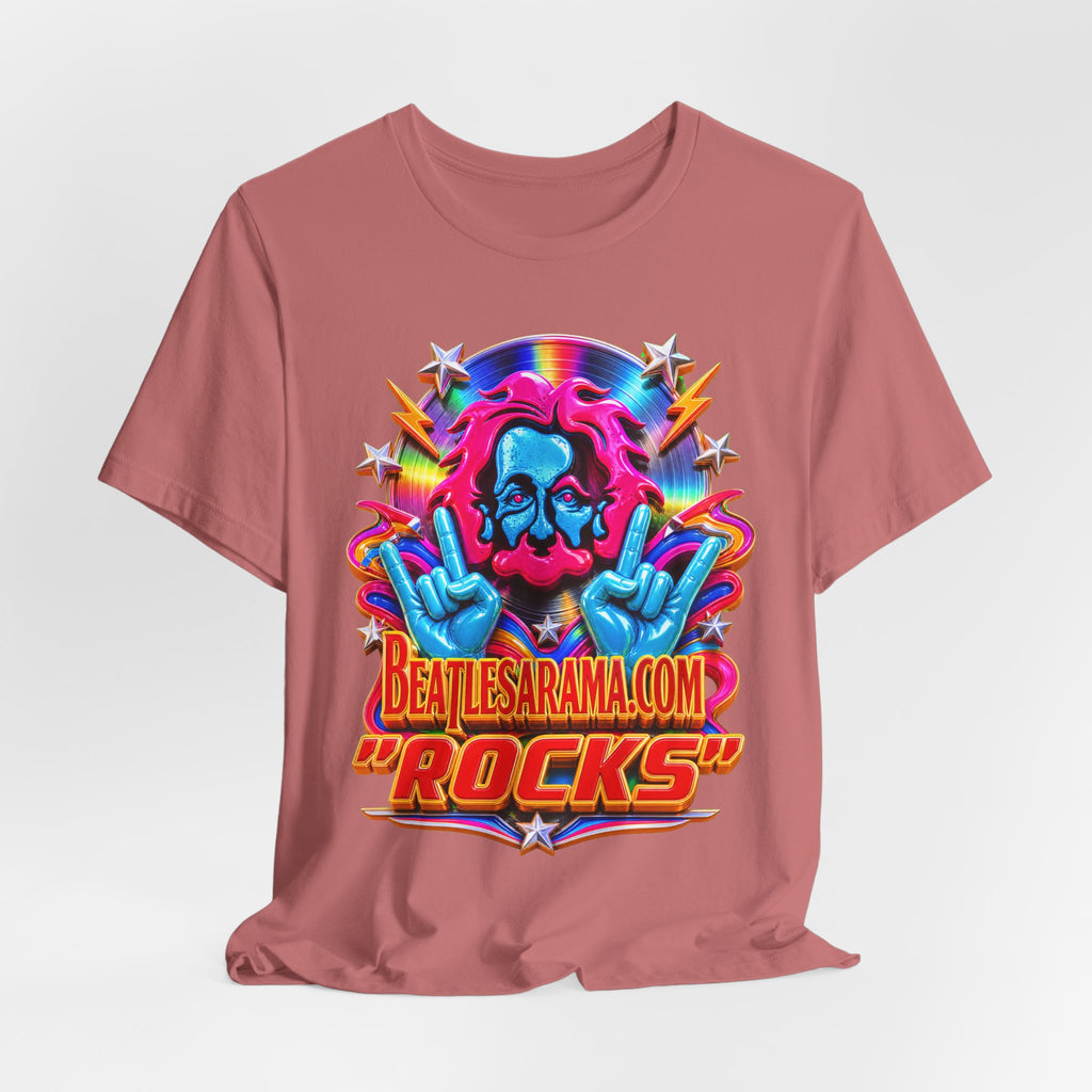 Beatlesarama.com "Rocks" T-Shirt — Retro Psychedelic Band Tee