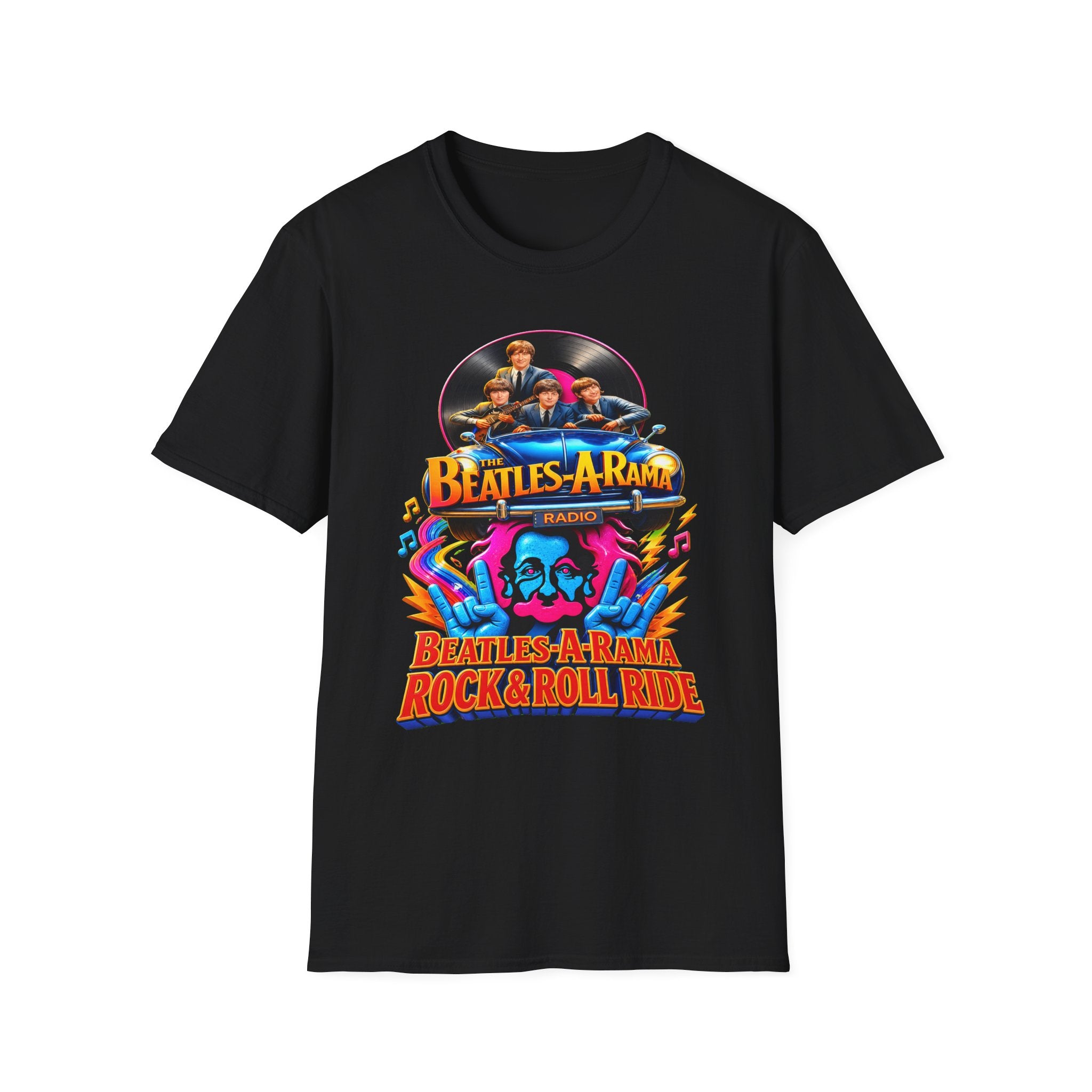 Beatles-A-Rama Retro Rock & Roll Ride Tee